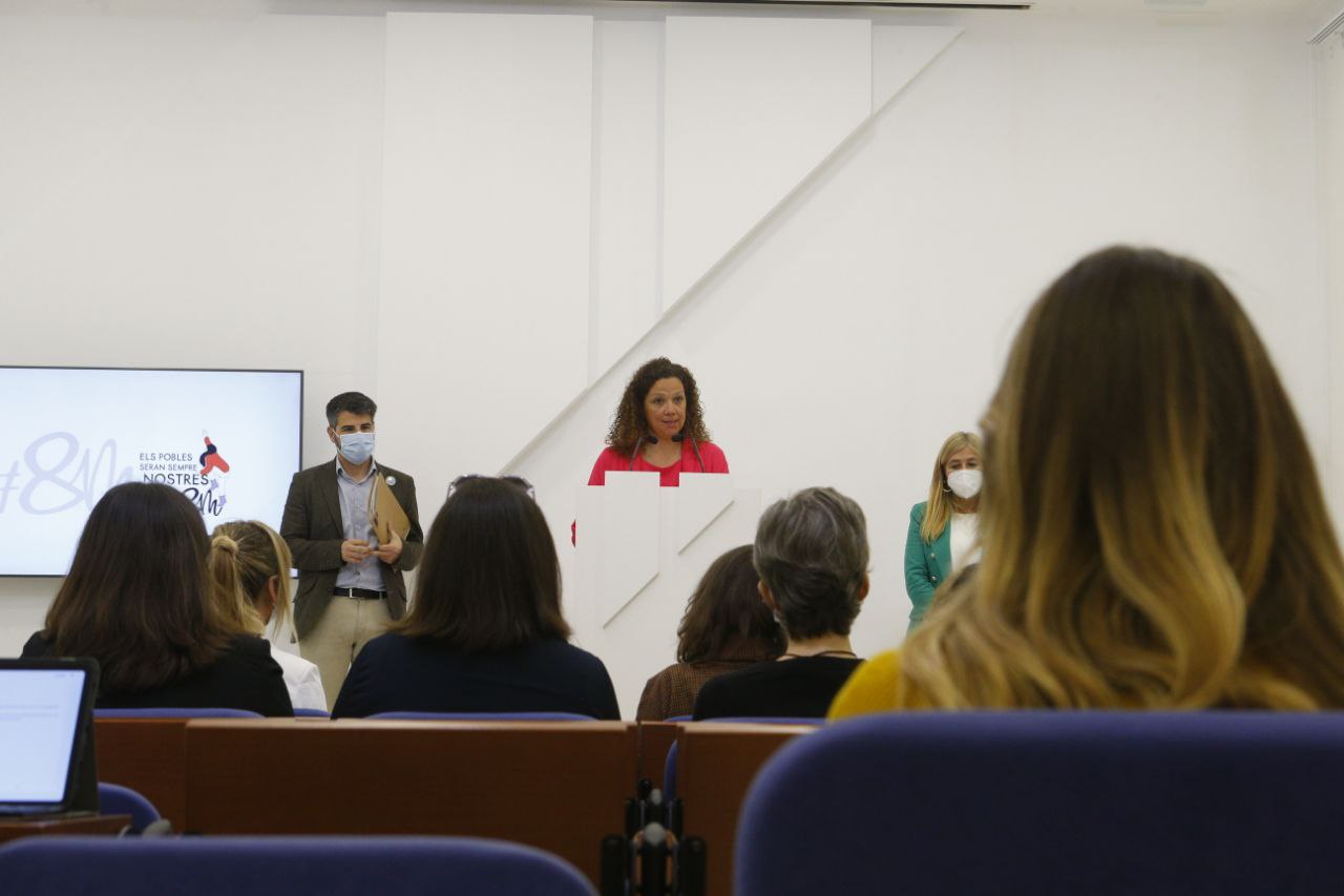 Presentació dels actes per commemorar el Dia Internacional de la Dona.
