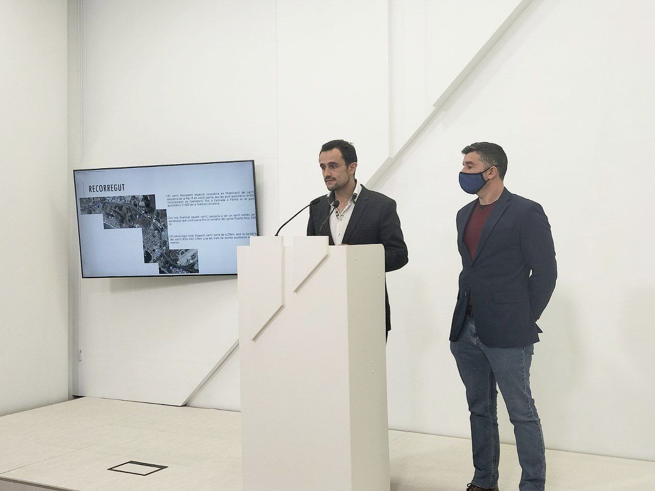 Presentació del Pla pilot d'implantació del carril bus VAO.