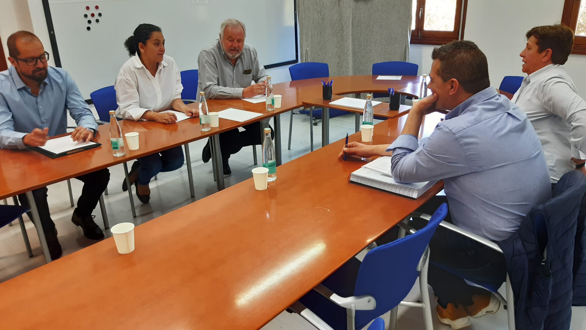 Reunió entre el Departament de Territori i l'Ajuntament de Santanyí.
