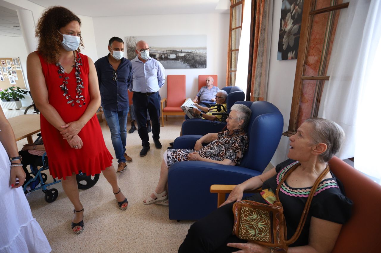 Visita a la residència d'Huialfàs.