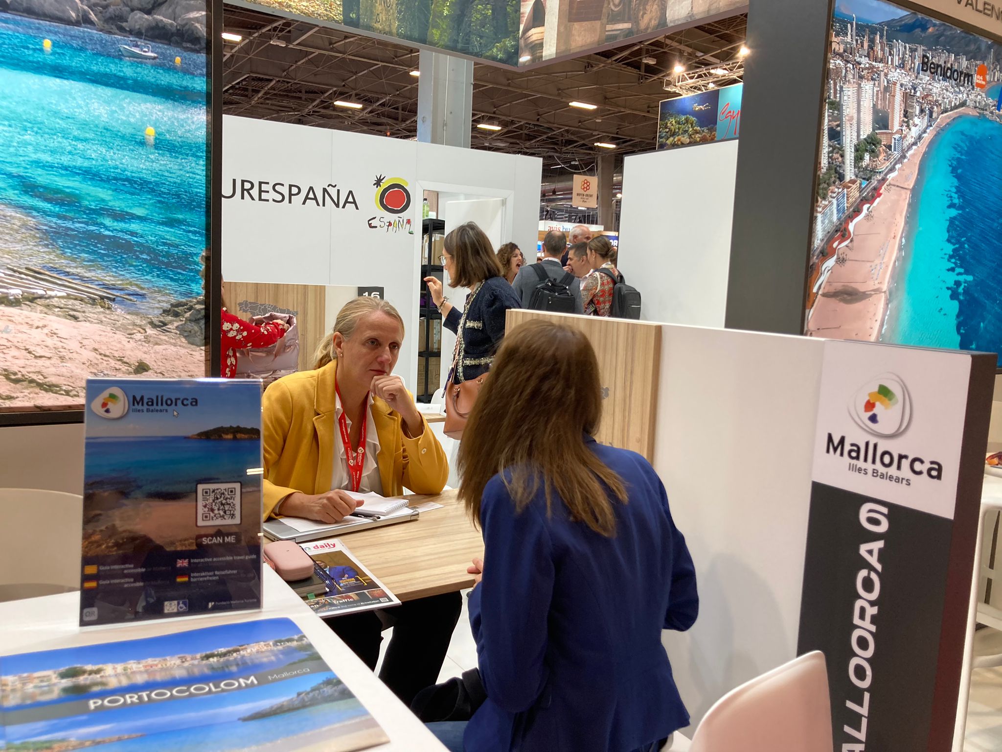 Estand de Mallorca a la fira IFTM de París.