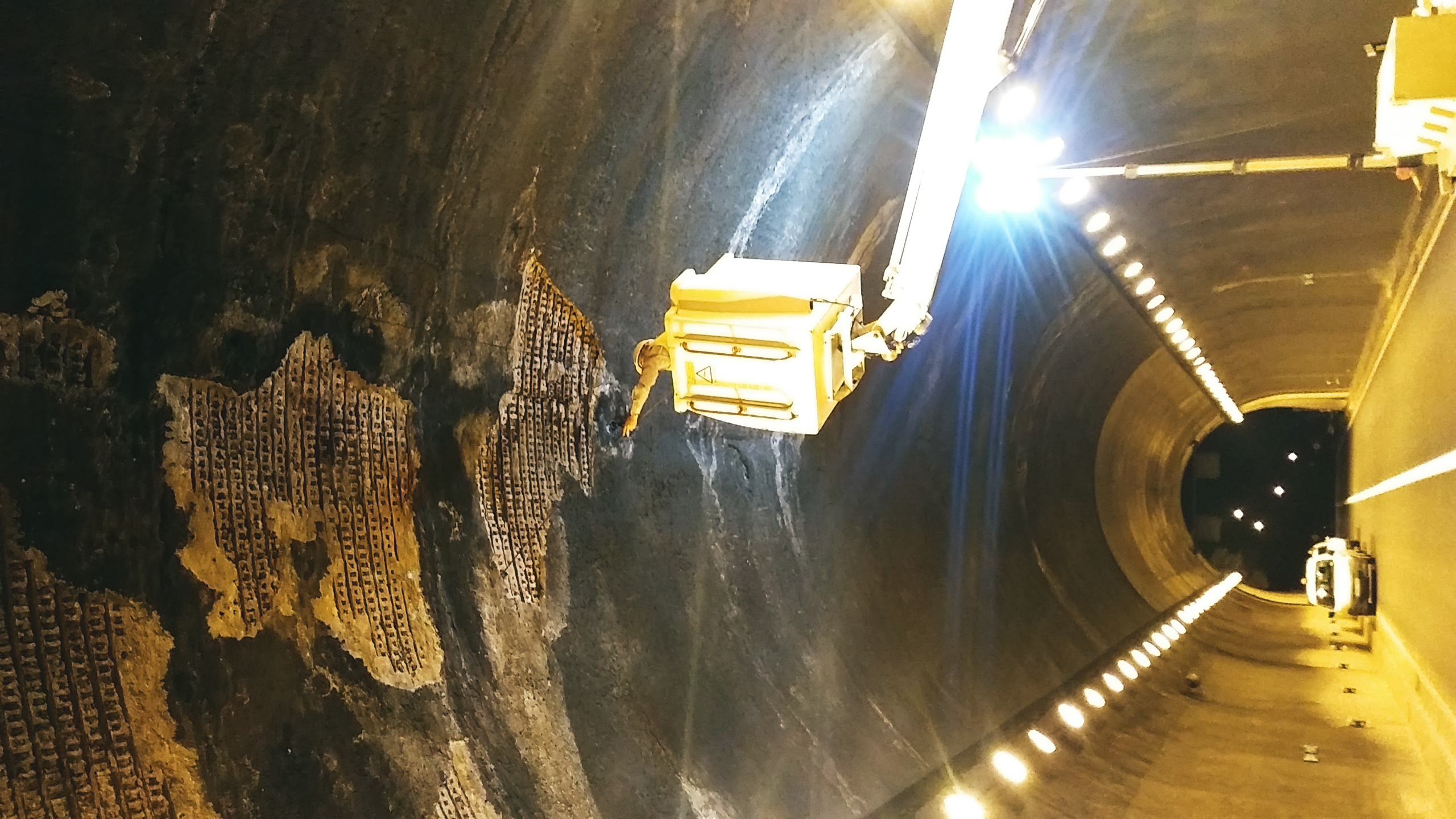 Inici de les obres al túnel de Son Vic a Peguera.