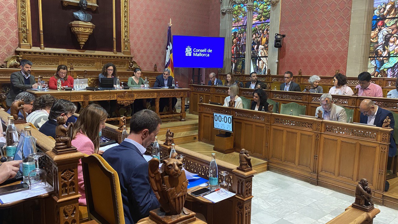El Ple del Consell de Mallorca.