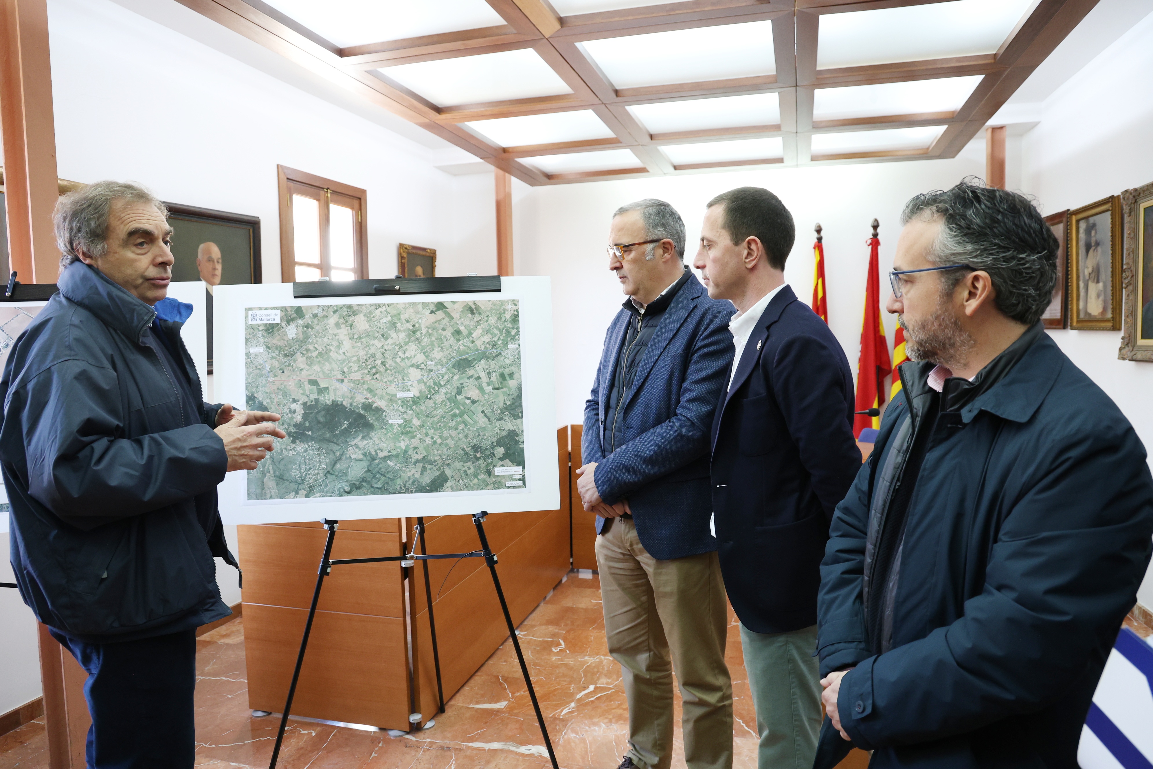 Presentación del nuevo acceso a Santa Eugènia y un vial cívico hasta Santa Maria.