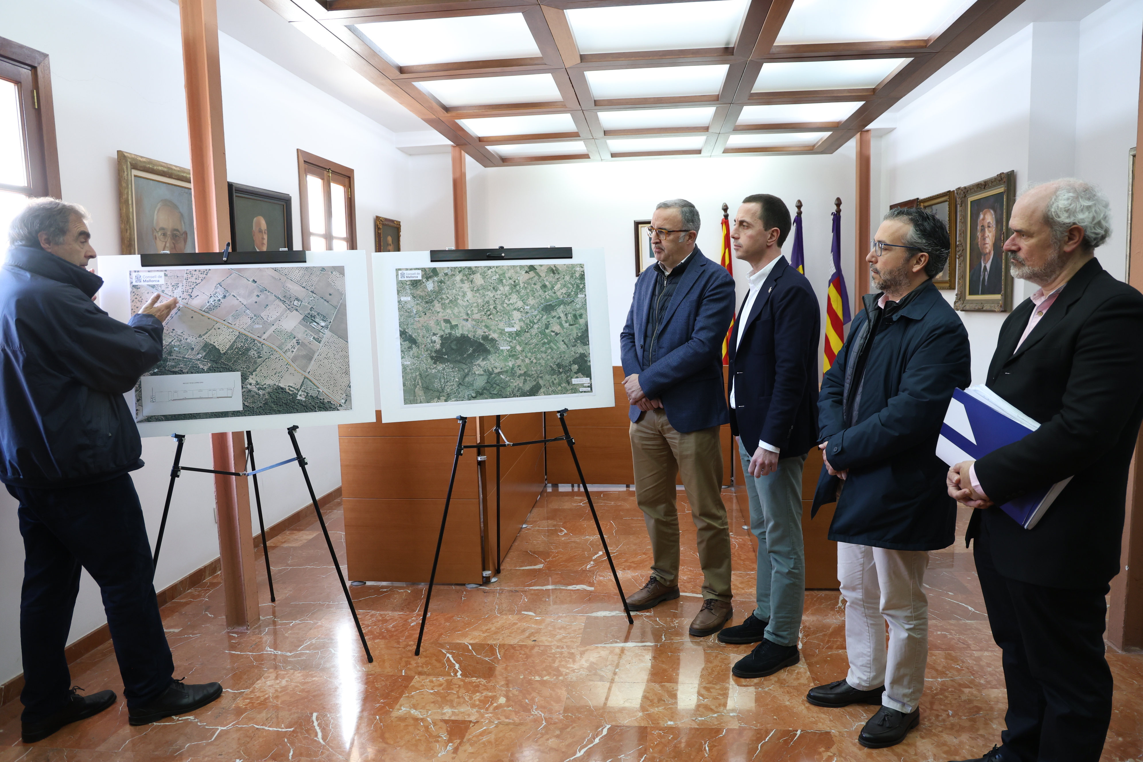 Presentación del nuevo acceso a Santa Eugènia y un vial cívico hasta Santa Maria.