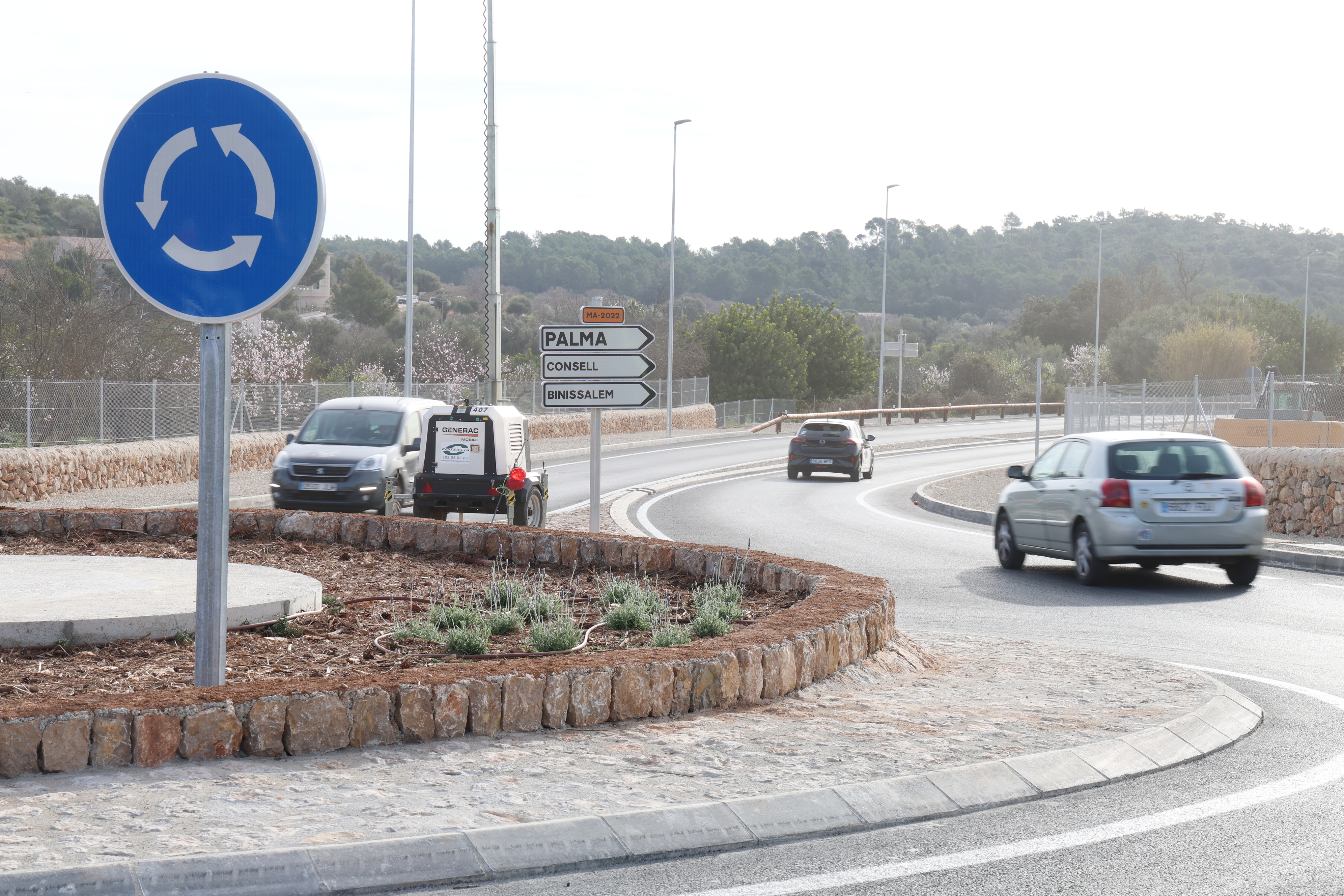 Presentació de la rotonda nova d'Alaró.