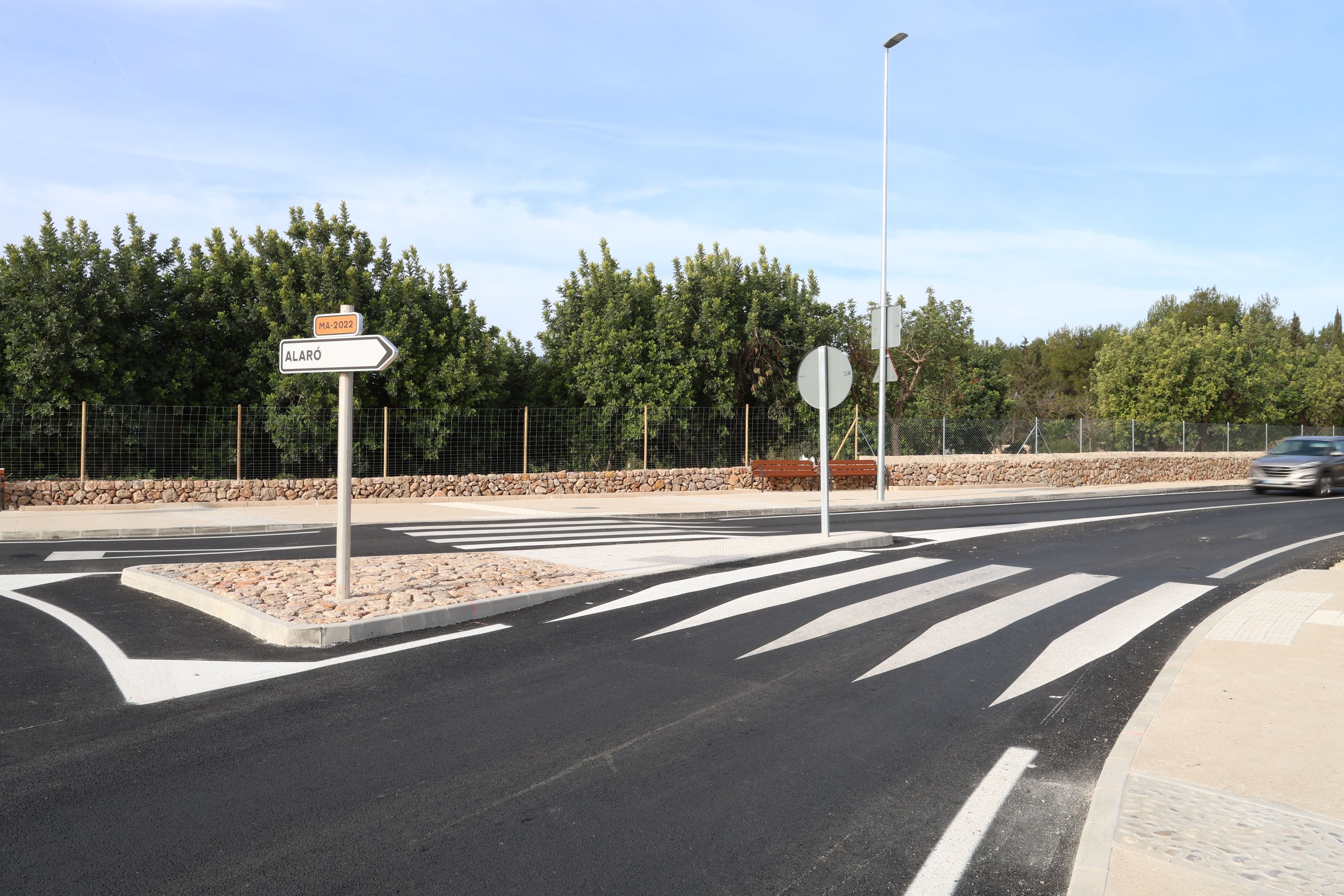 Presentació de la rotonda nova d'Alaró.