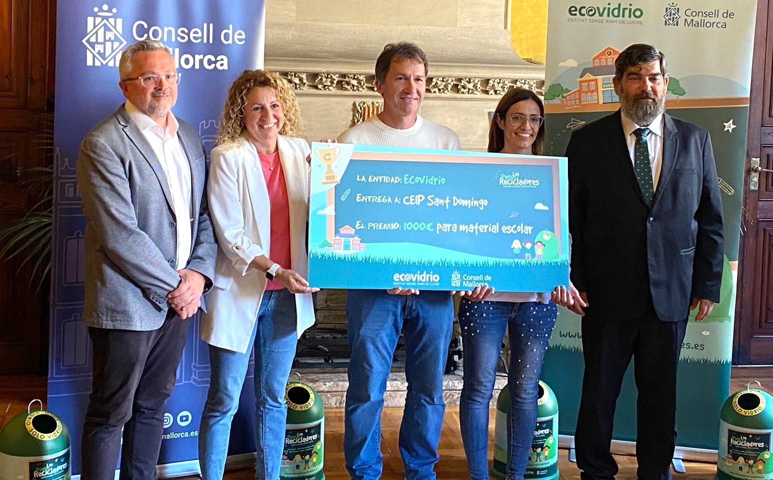 El colegio ganador en la categoría C, el CEIP Sant Domingo de Santanyí.