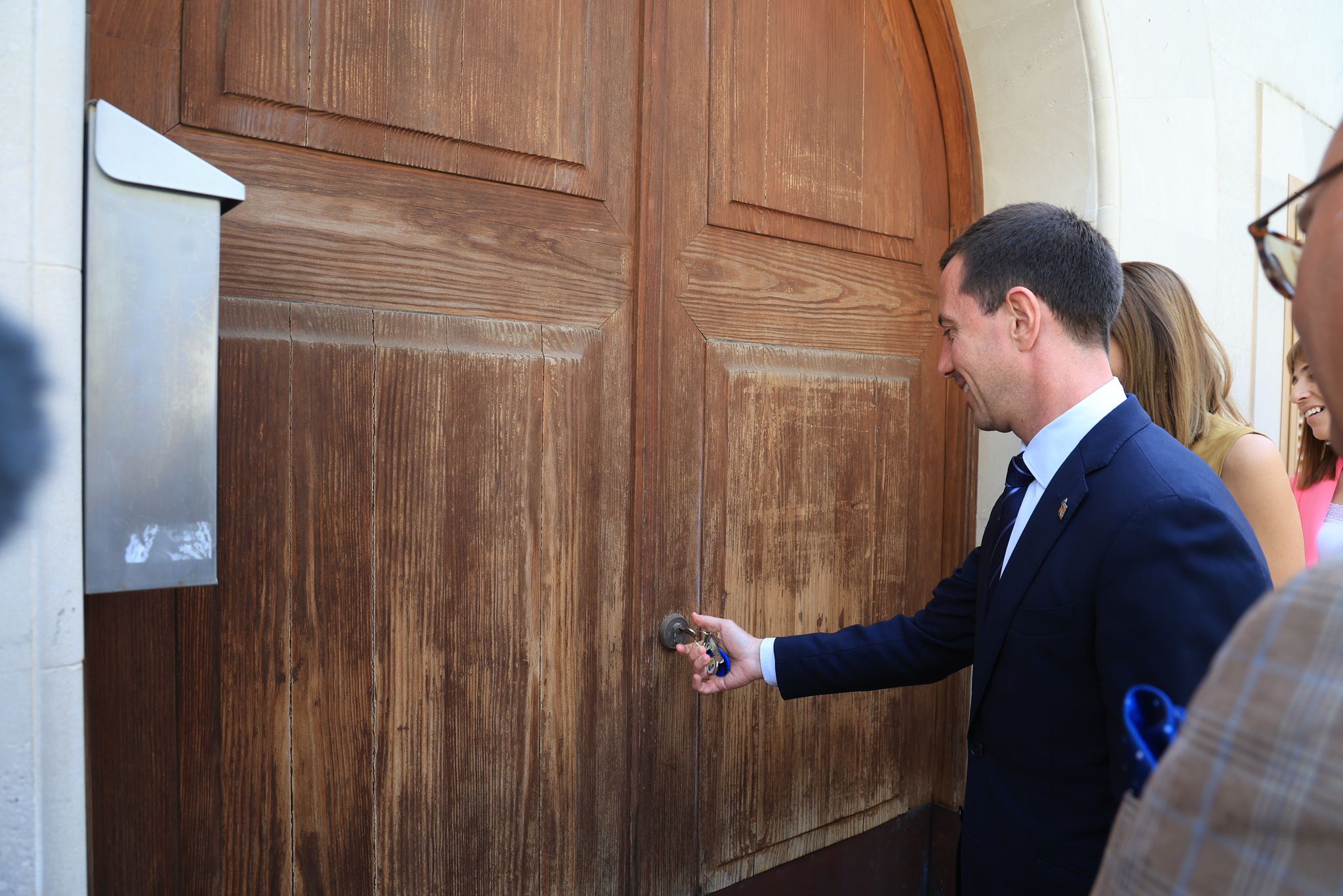 El presidente Galmés visita las instalaciones del Museo de Muro.