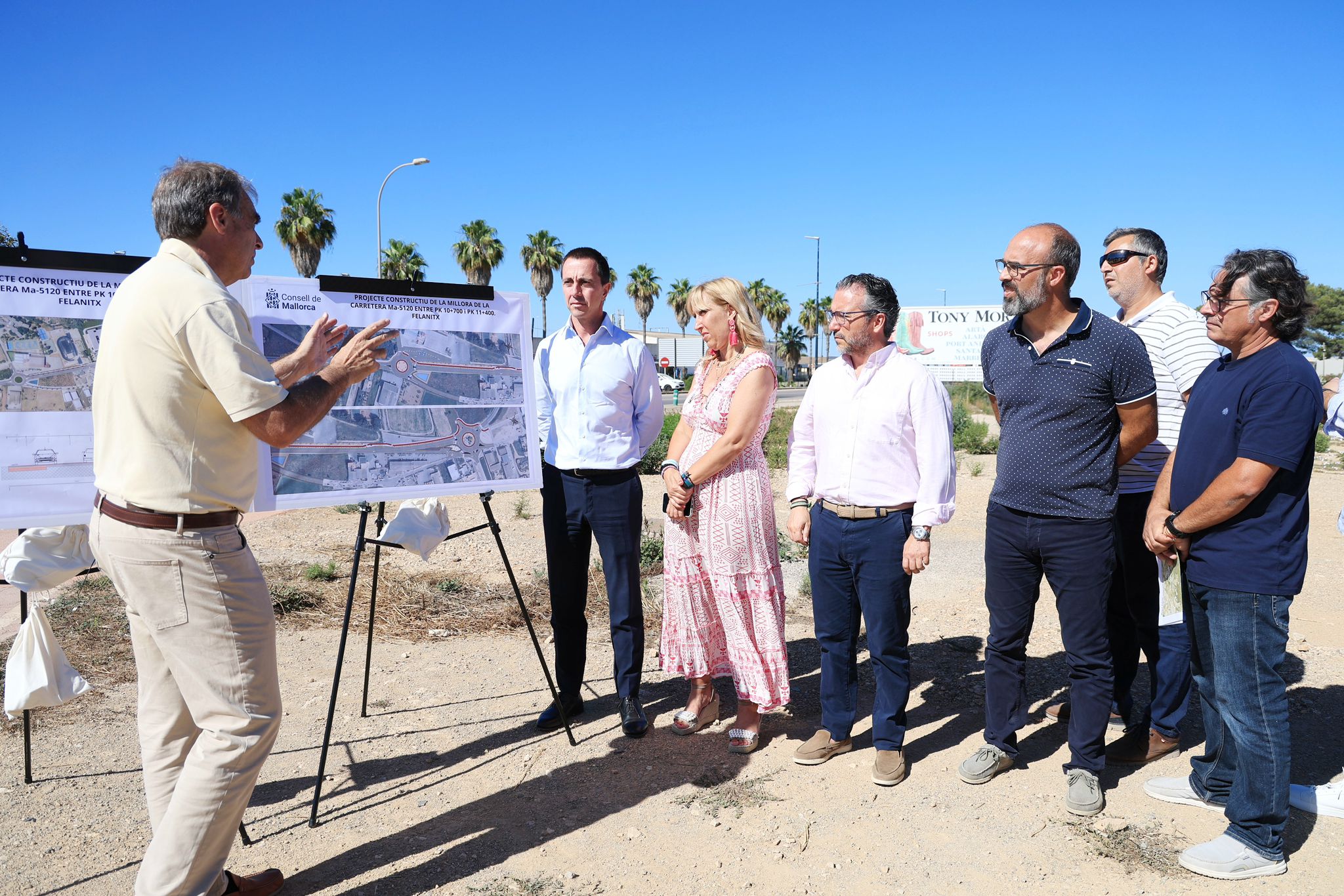 Presentació del projecte d'accessos al futur hospital de Felanitx.