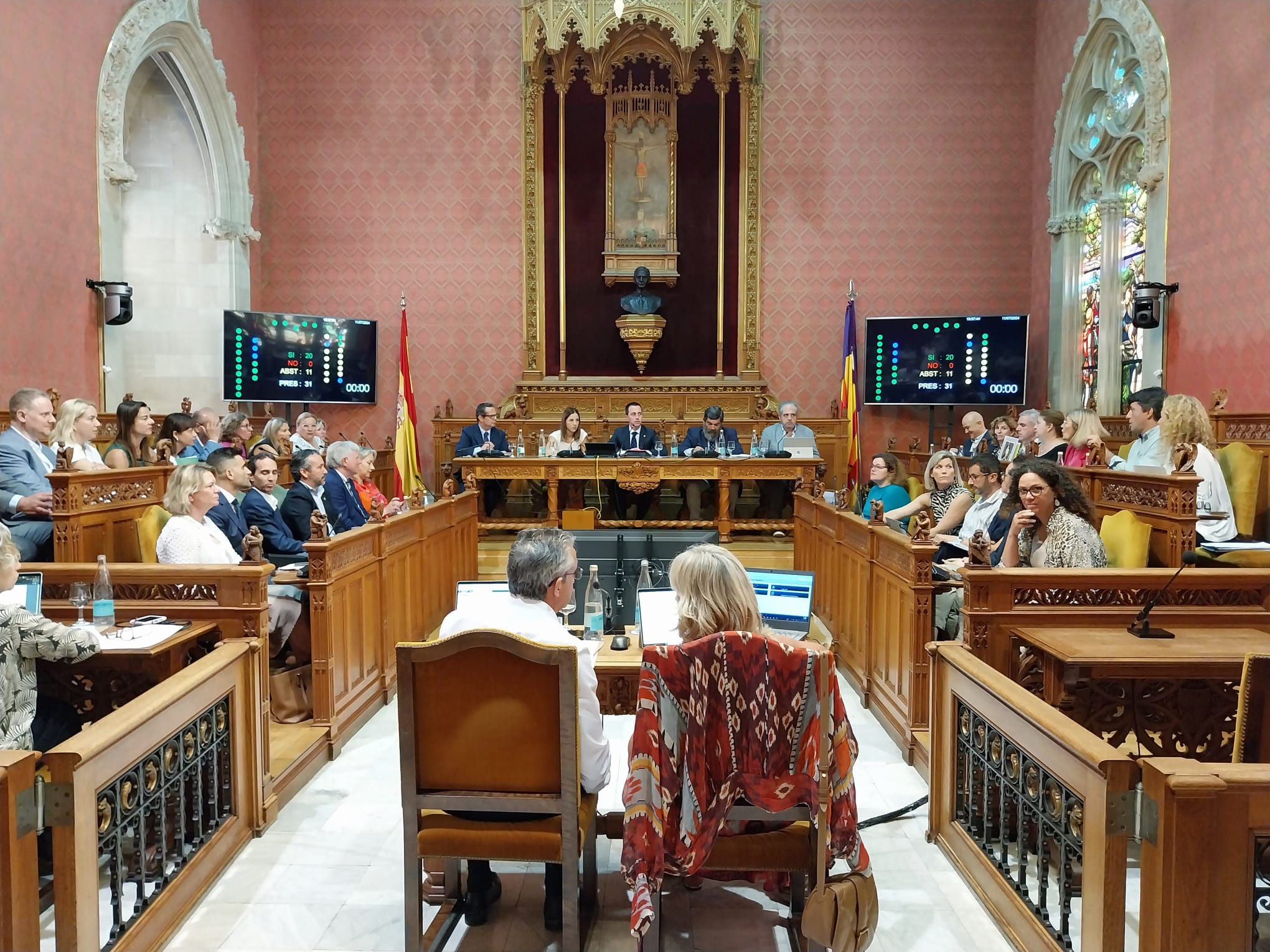 Ple del Consell de Mallorca.