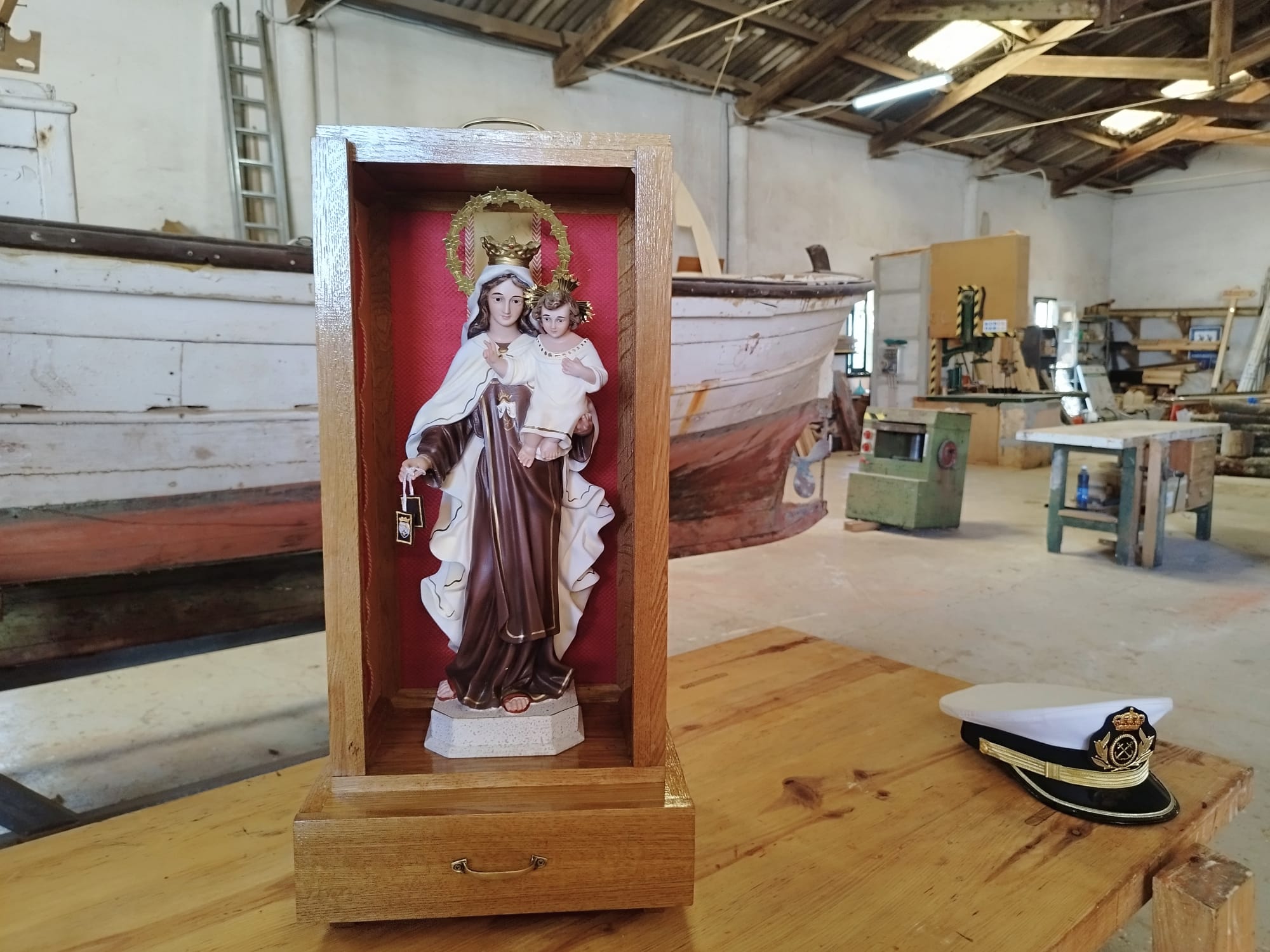 La capelleta per a la Mare de Déu del Carme.