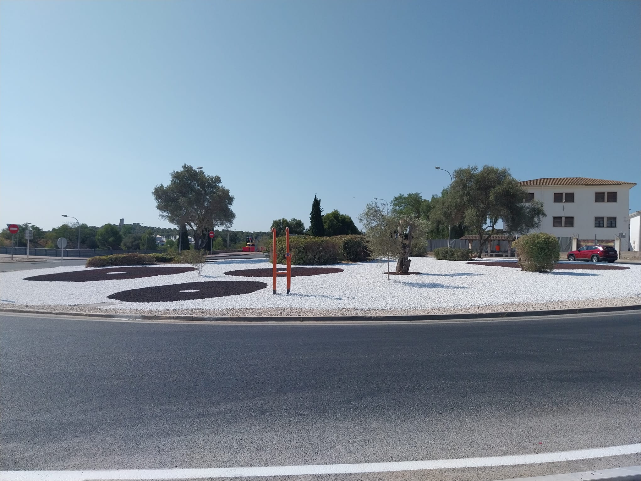 Inauguración de las obras del desdoblamiento del camí dels Reis y la reforma de la rotonda de acceso a Génova.