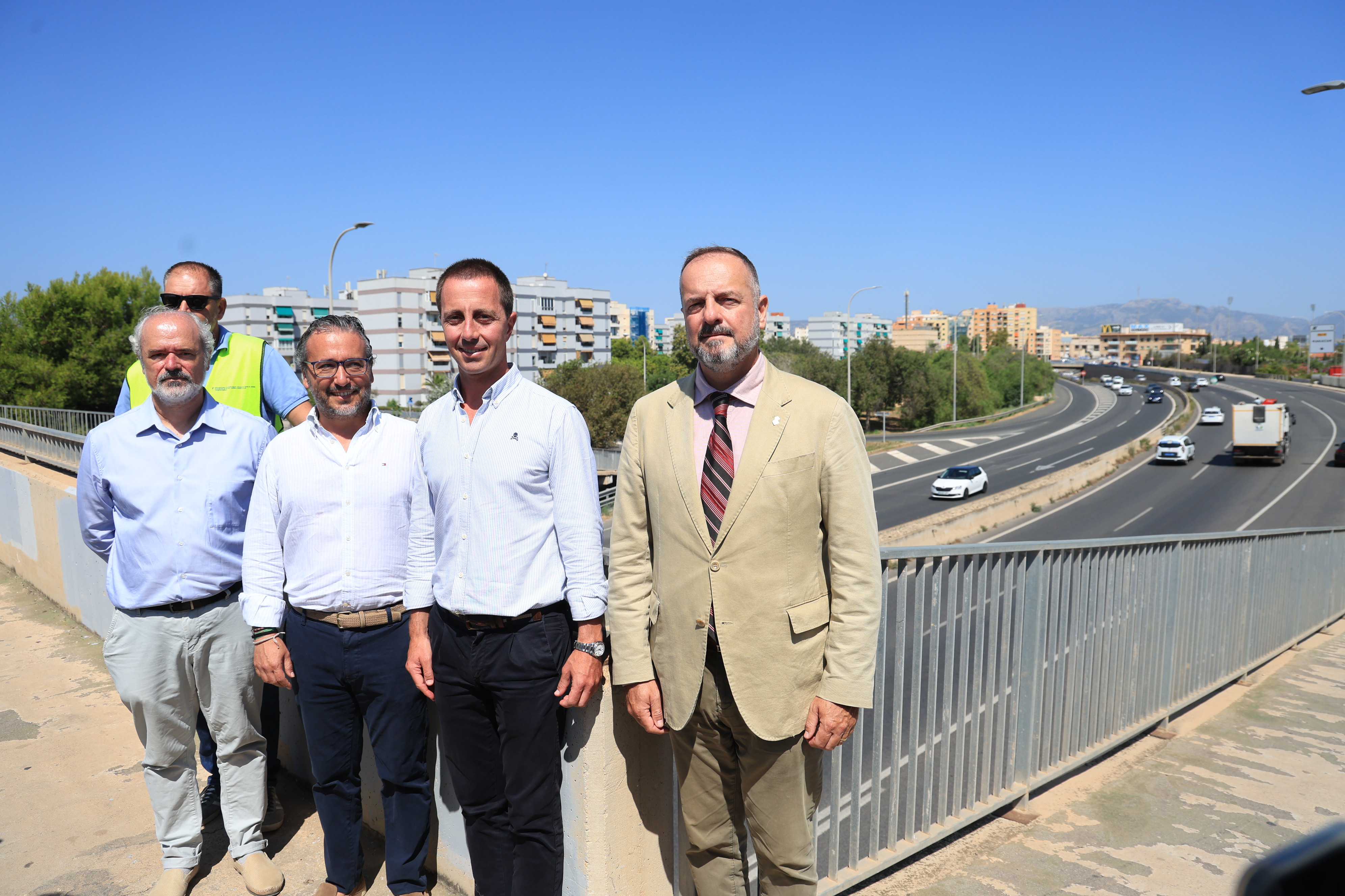 Presentación de las obras para mejorar el acceso a Palma y a la via de cintura desde la autopista del aeropuerto.