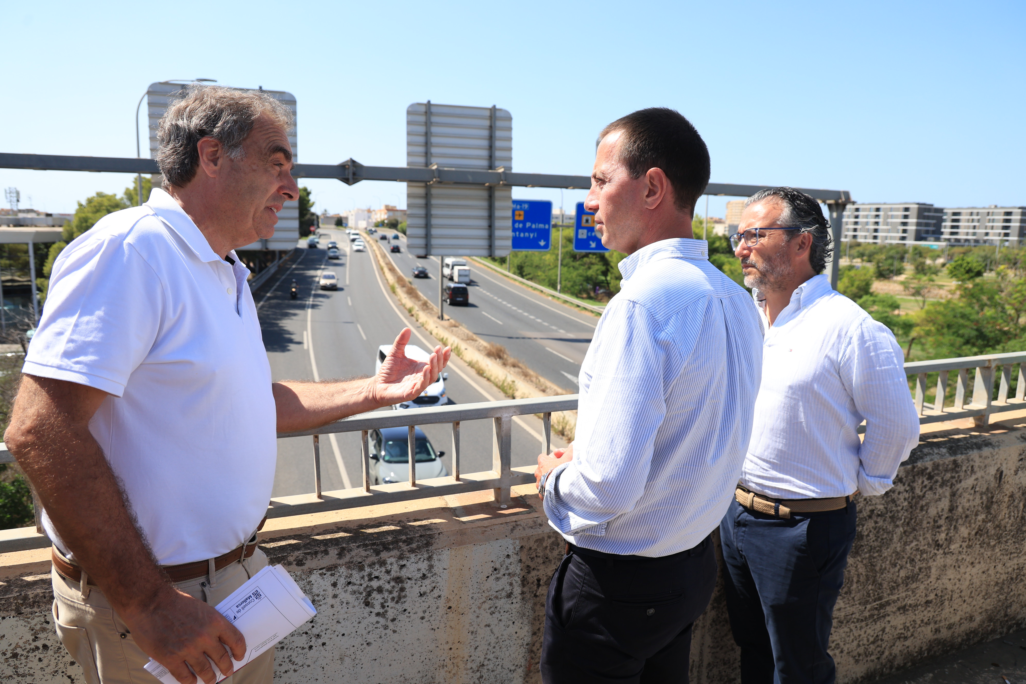 Presentación de las obras para mejorar el acceso a Palma y a la via de cintura desde la autopista del aeropuerto.