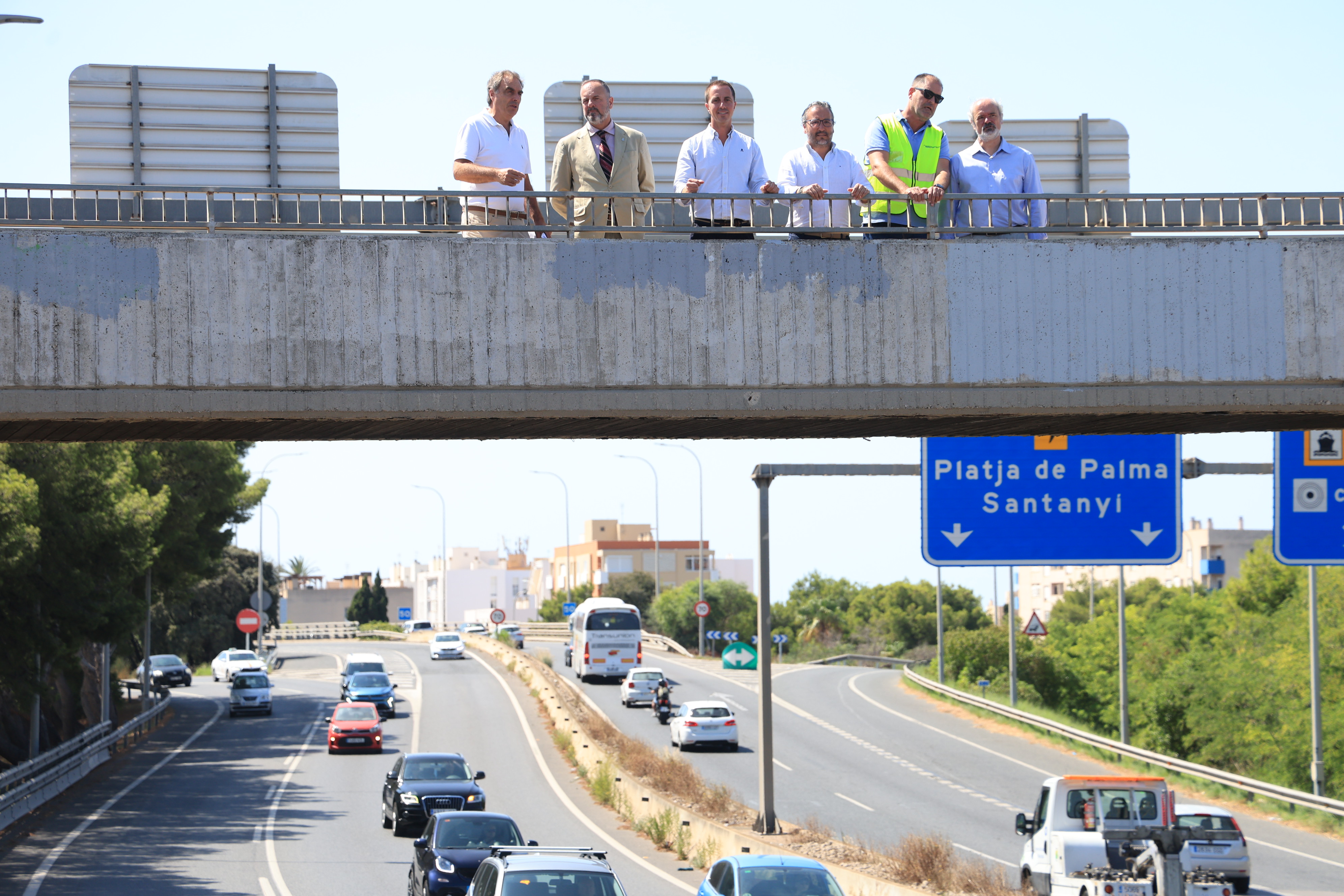 Presentación de las obras para mejorar el acceso a Palma y a la via de cintura desde la autopista del aeropuerto.