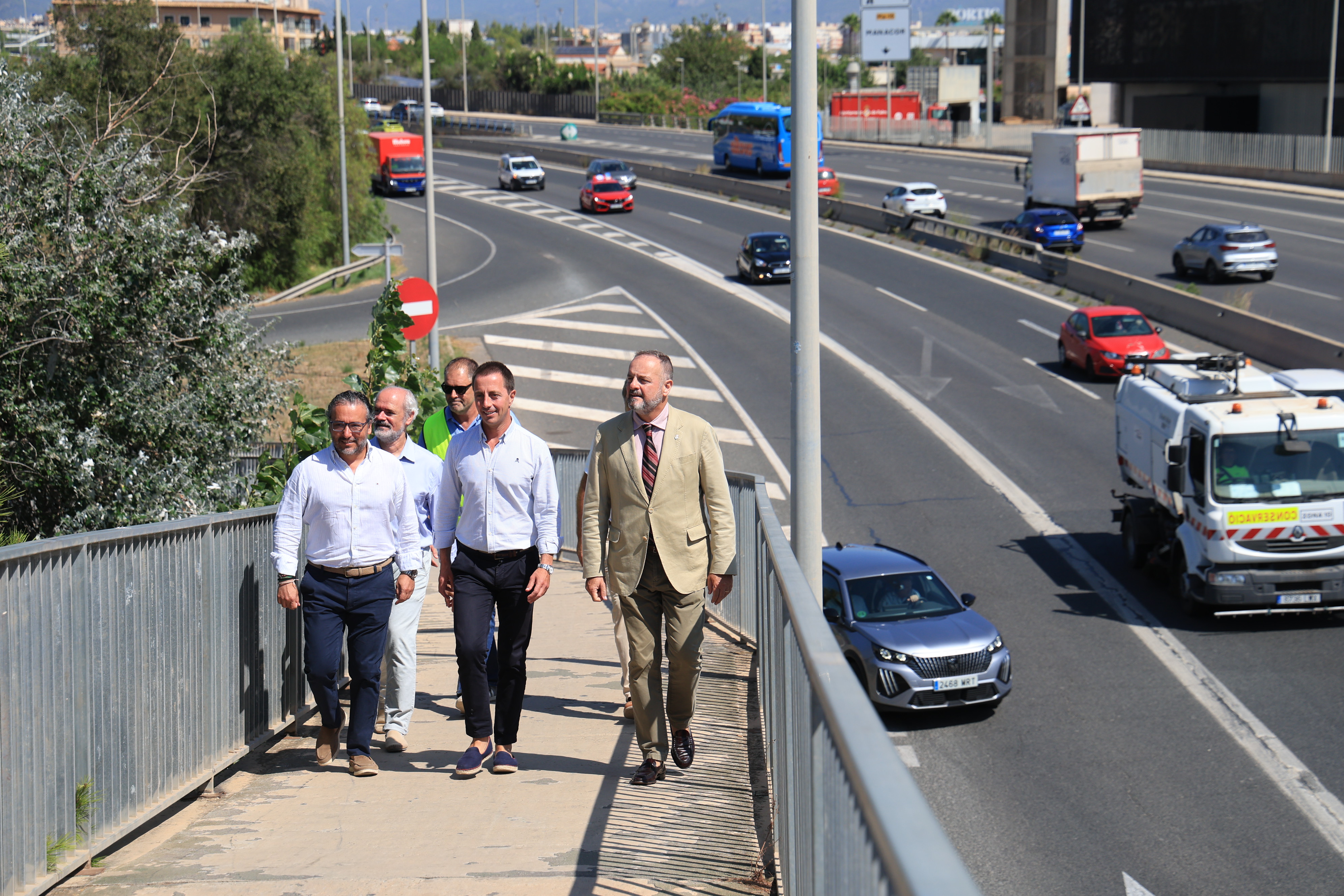 Presentación de las obras para mejorar el acceso a Palma y a la via de cintura desde la autopista del aeropuerto.
