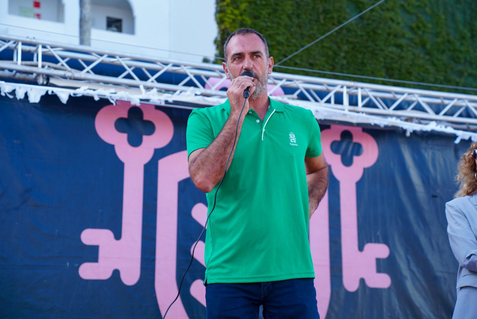 El director insular d'Esports, Toni Prats, al tancament de la temporada d’Estades Esportives per a la gent gran.