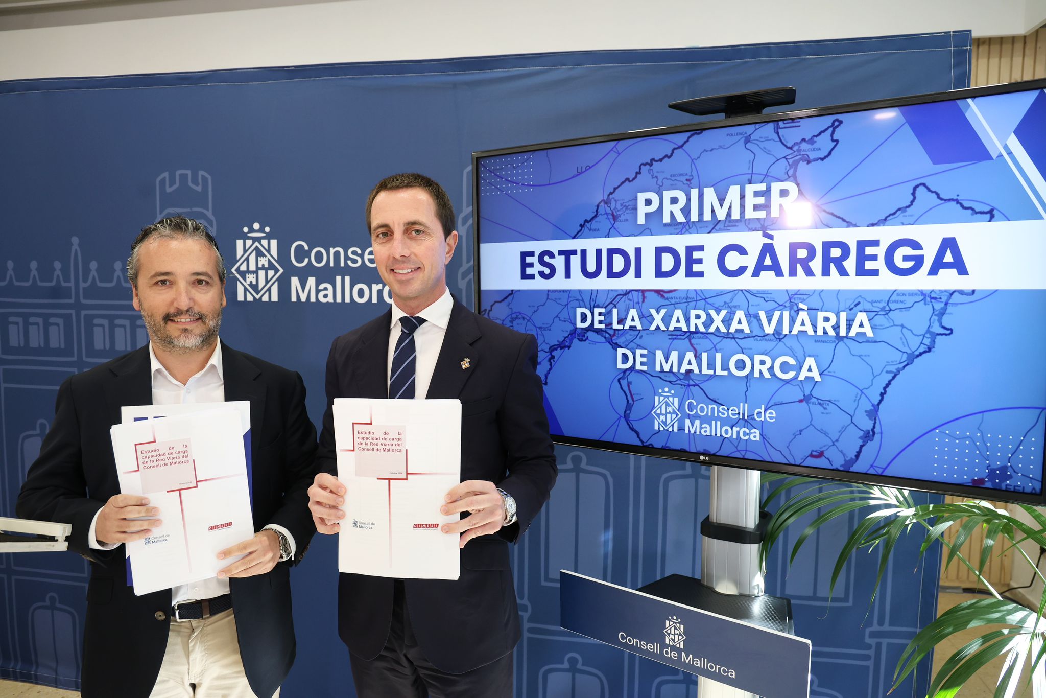 Presentación del estudio de carga de la red viaria de Mallorca.