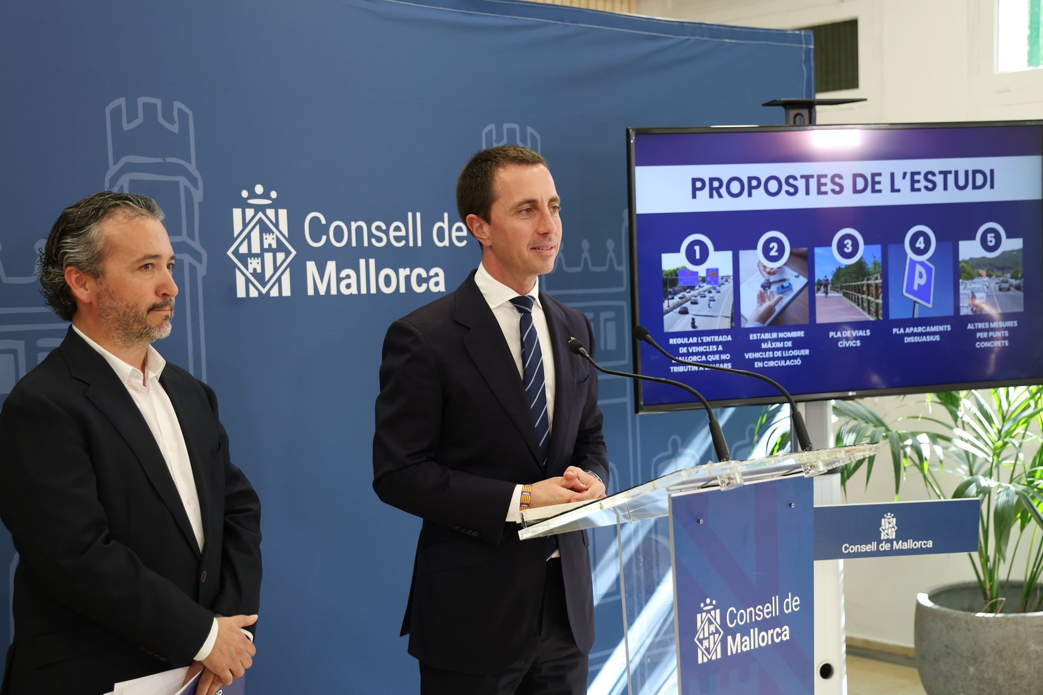 Presentación del estudio de carga de la red viaria de Mallorca.
