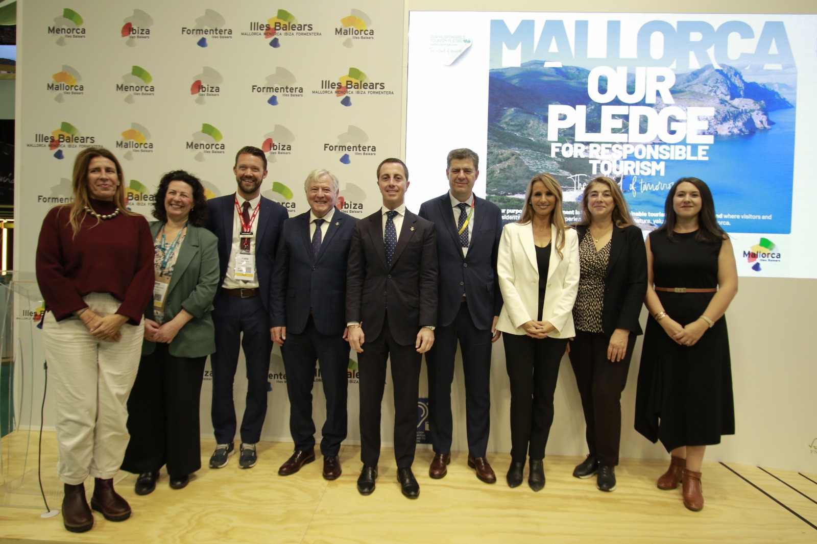 La delegación del Consell de Mallorca en la World Travel Market de Londres.