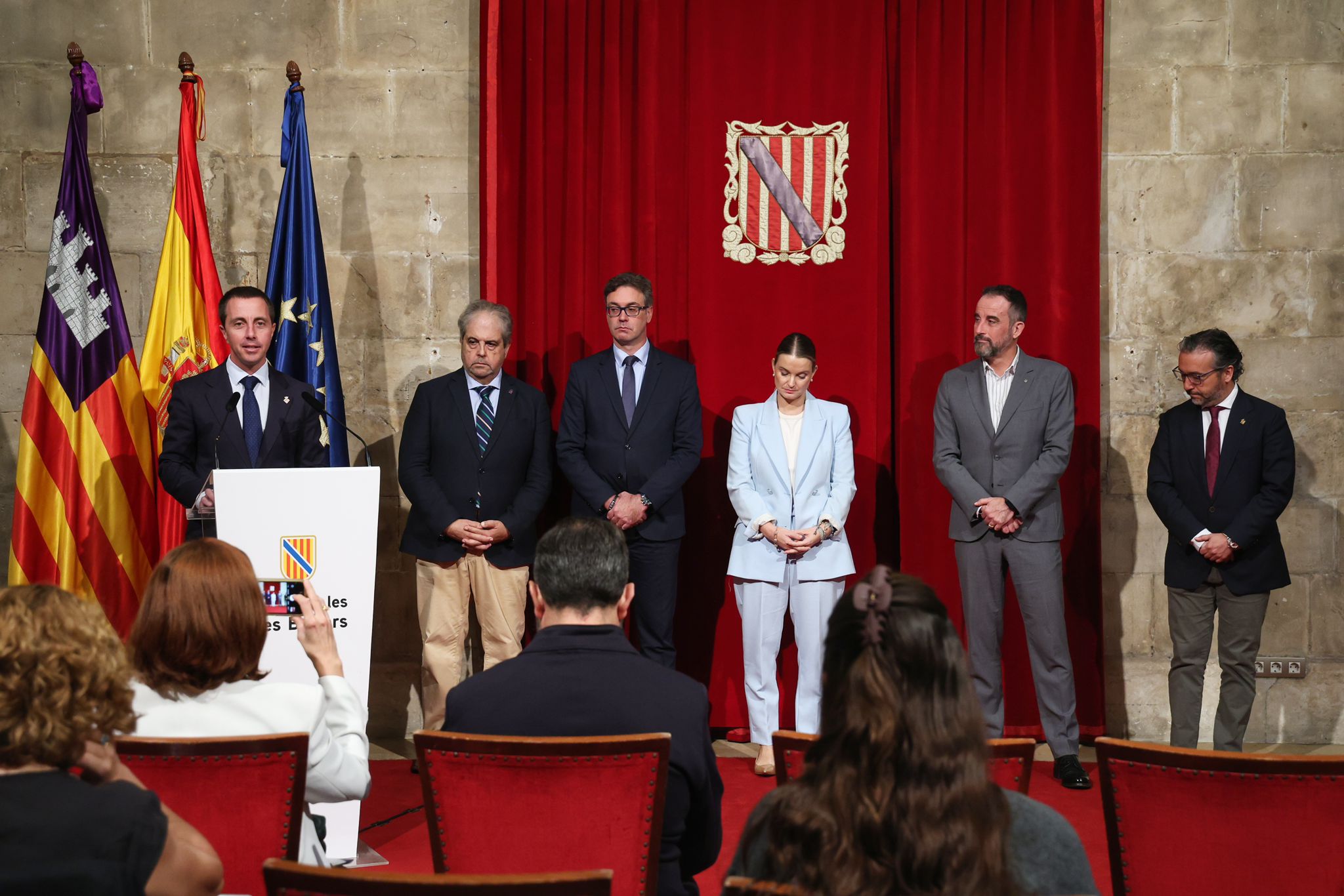 Firma del protocolo entre el Consell de Mallorca y el Govern de les Illes Balears.
