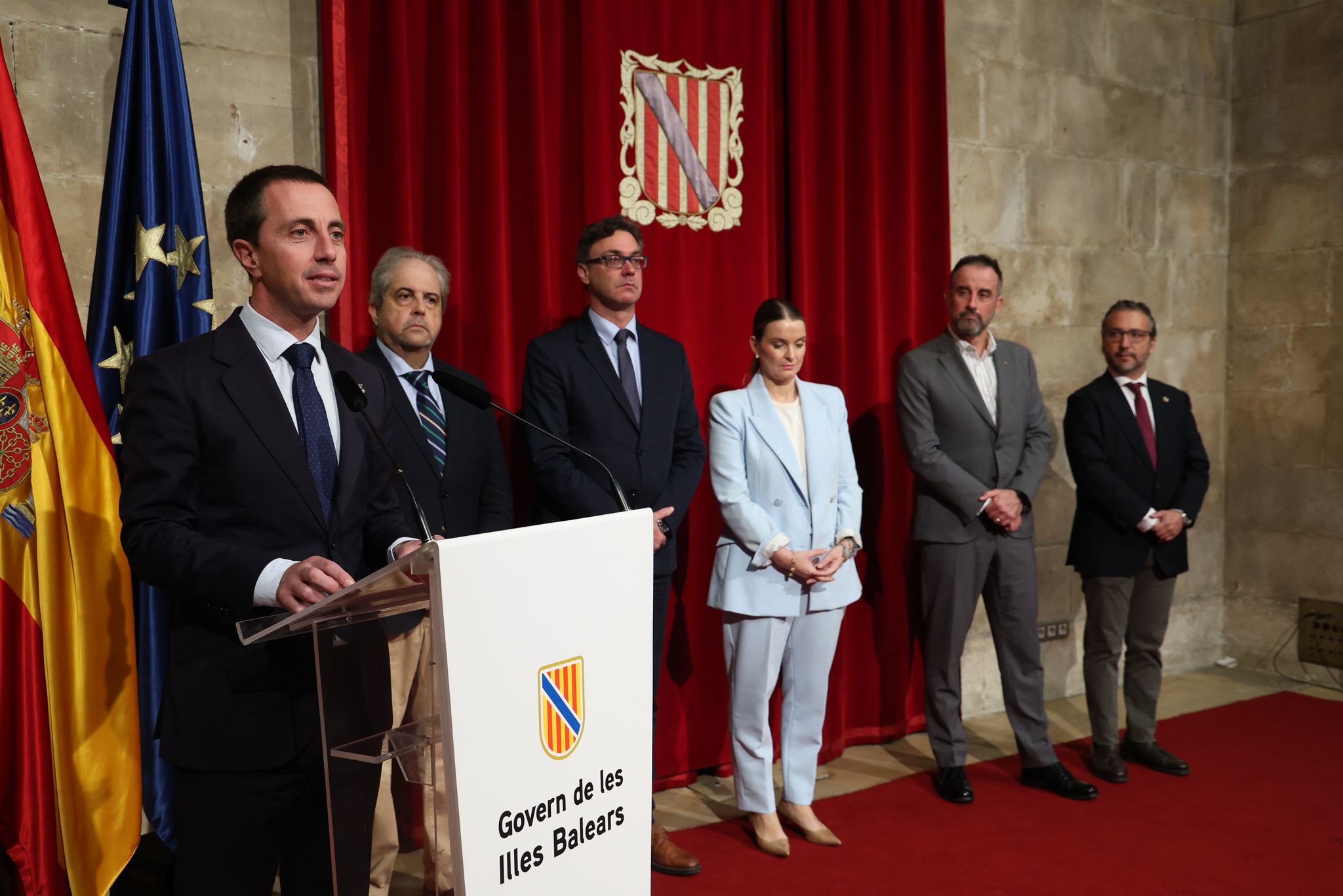 Firma del protocolo entre el Consell de Mallorca y el Govern de les Illes Balears.