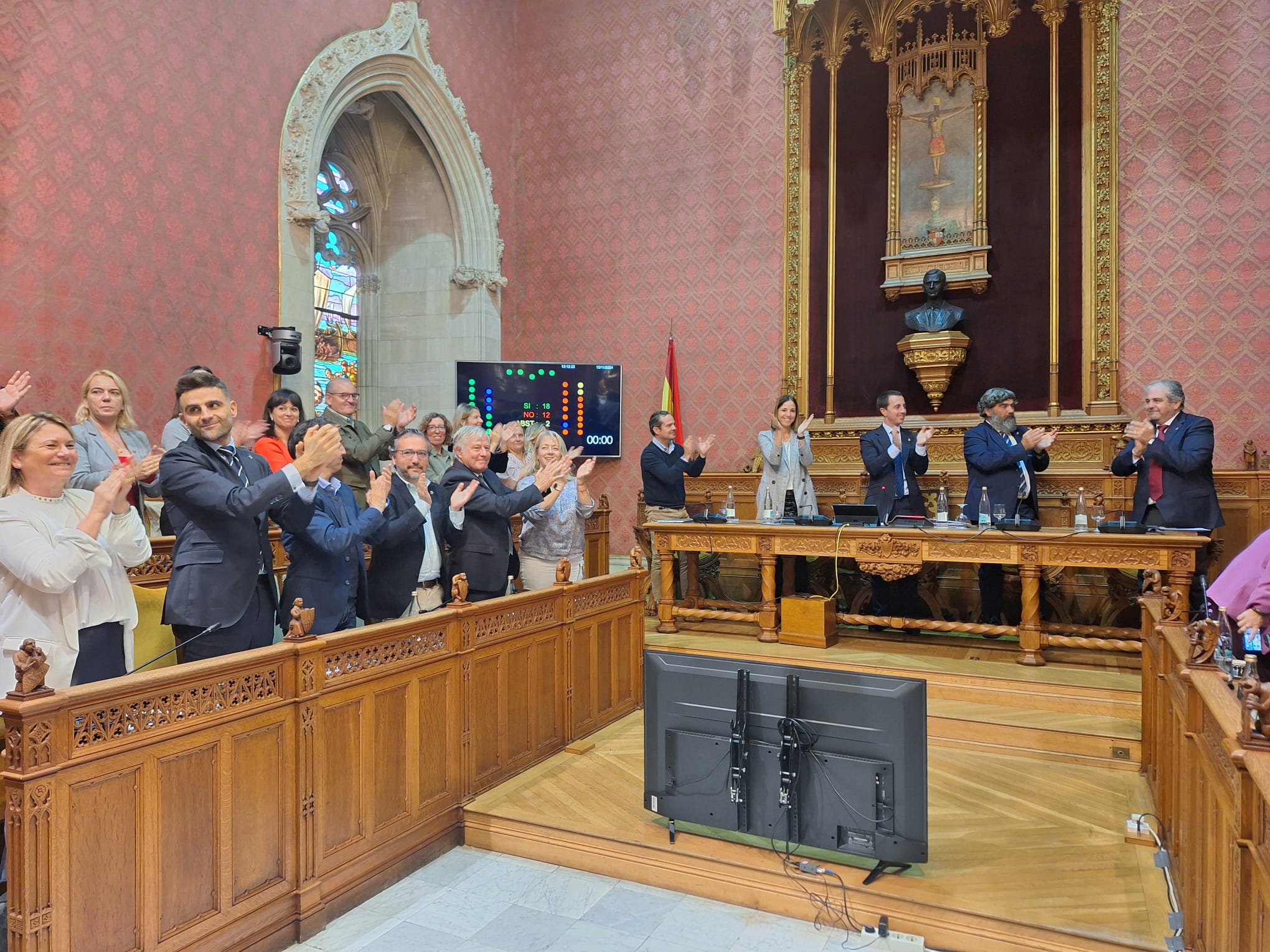 Pleno extraordinario para la aprobación inicial del presupuesto general del Consell de Mallorca.