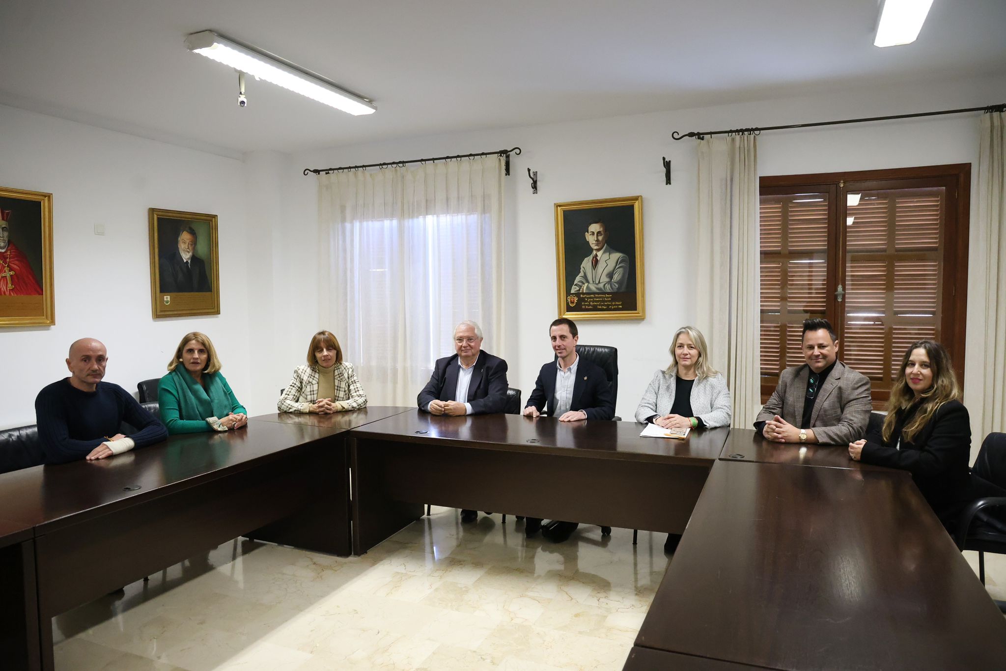 Reunió del president del Consell de Mallorca, Llorenç Galmés, amb el batle de Santa Margalida, Joan Monjo.