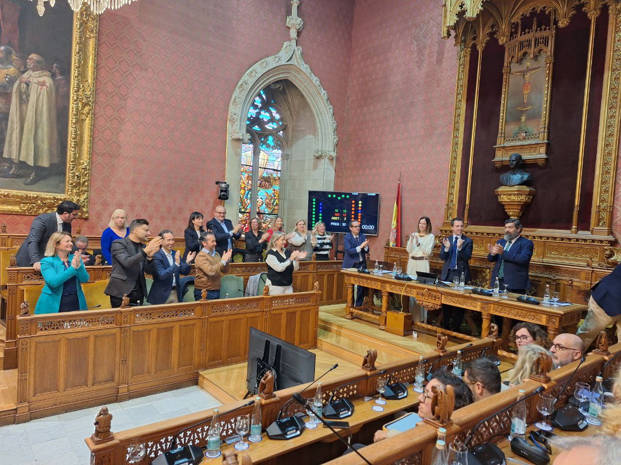 Pleno de pressupuestos del Consell de Mallorca.