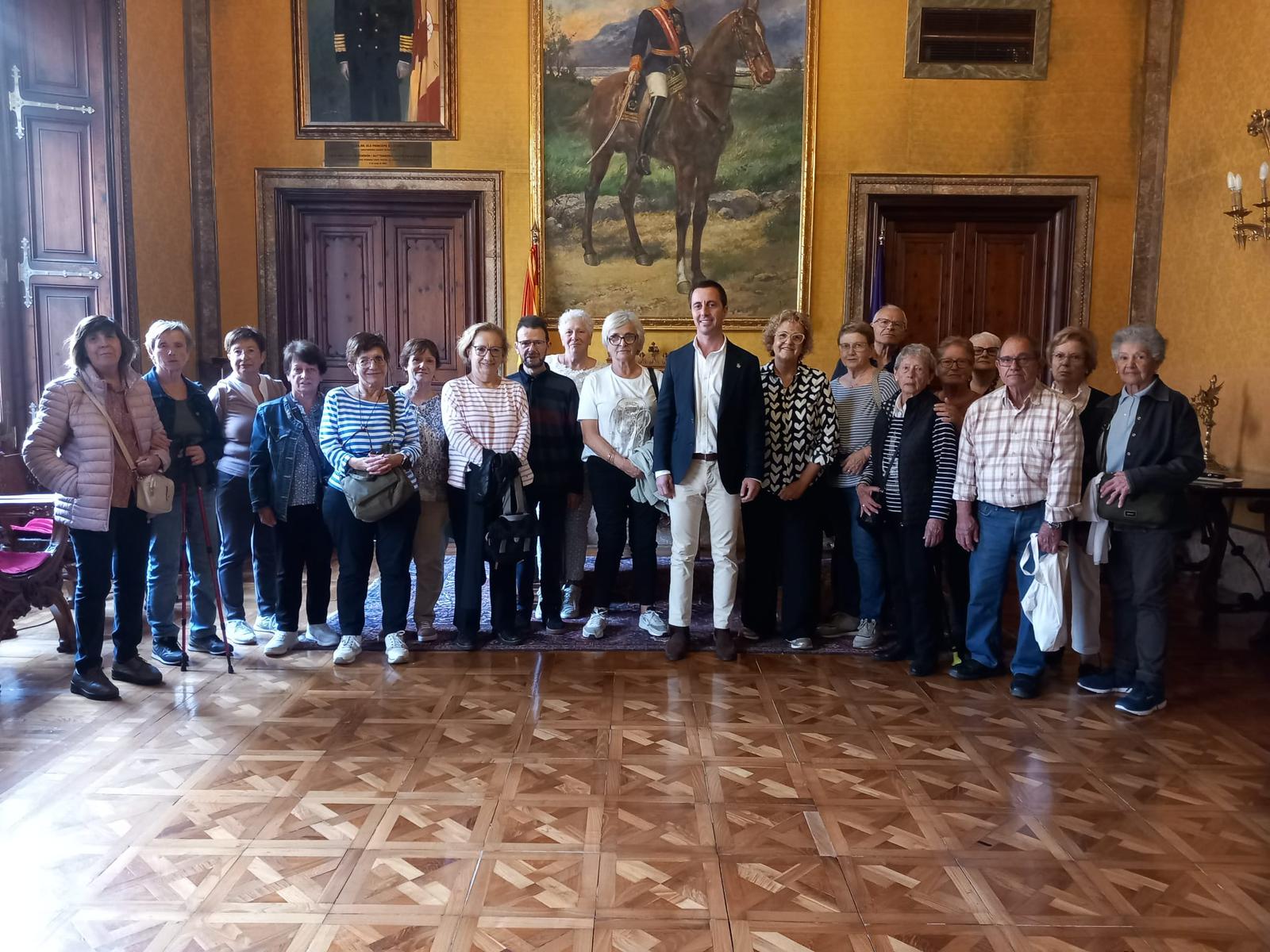 Visites al Palau del Consell durant l'any 2024.