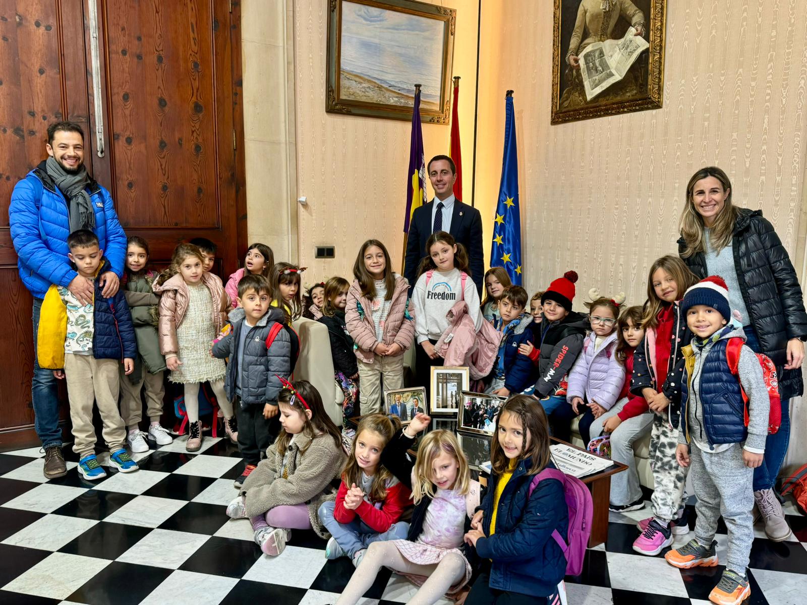 Visites al Palau del Consell durant l'any 2024.