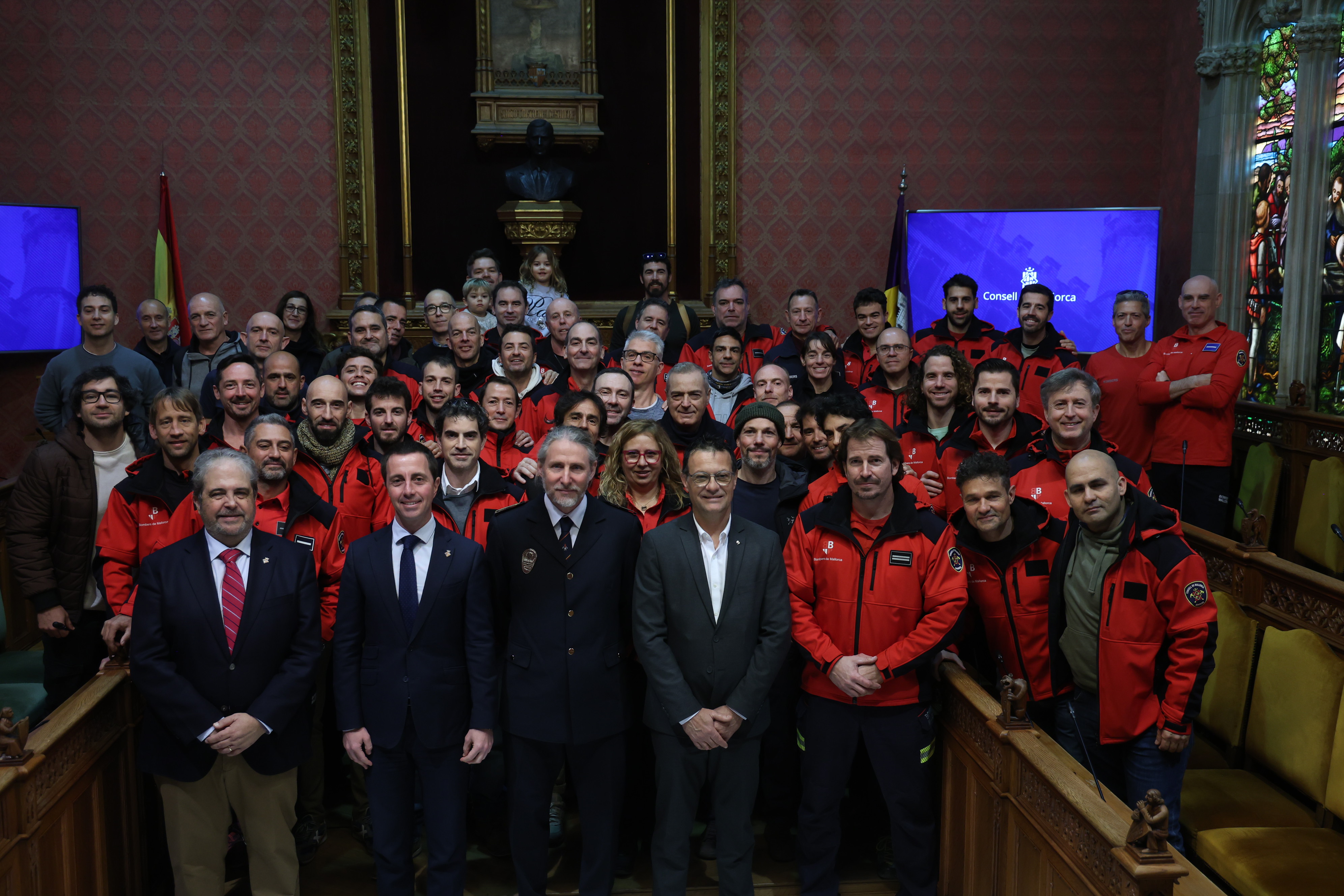 Presentación de Xisco Bonnín como nuevo oficial jefe del Servicio de Bomberos de Mallorca.