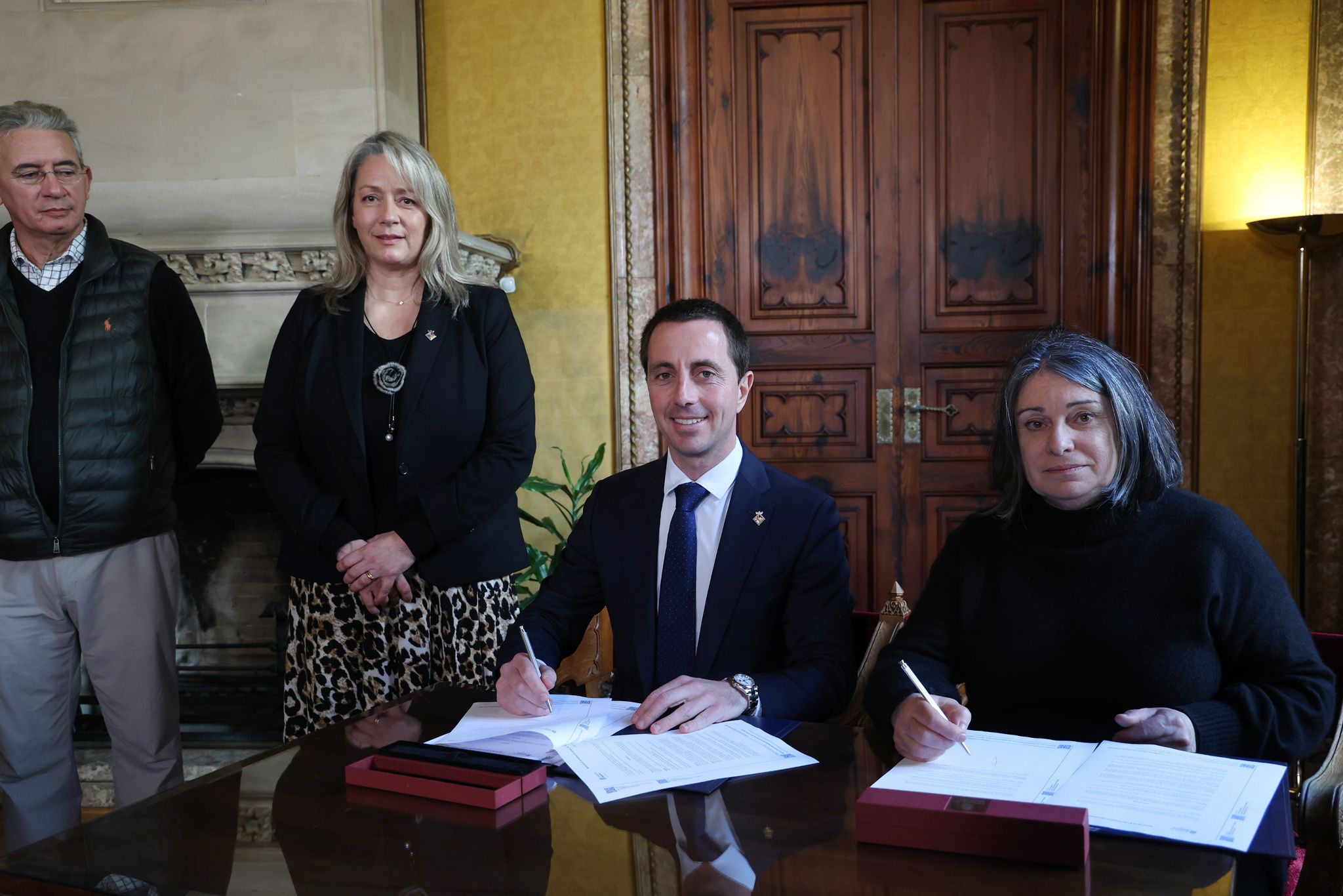 Signatura del conveni entre el Consell de Mallorca i les mancomunitats per a la subvenció d'actuacions d'inversió.