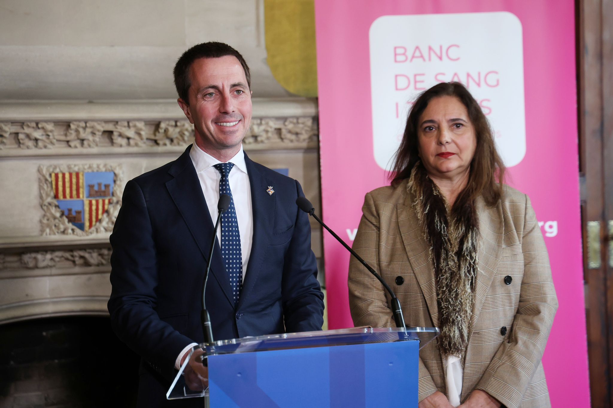 Presentación de la campaña de donación de sangre.