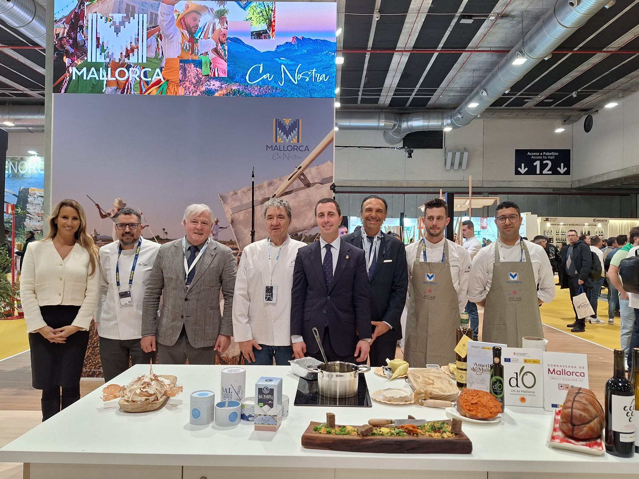 La delegación del Consell de Mallorca en Madrid Fusión.