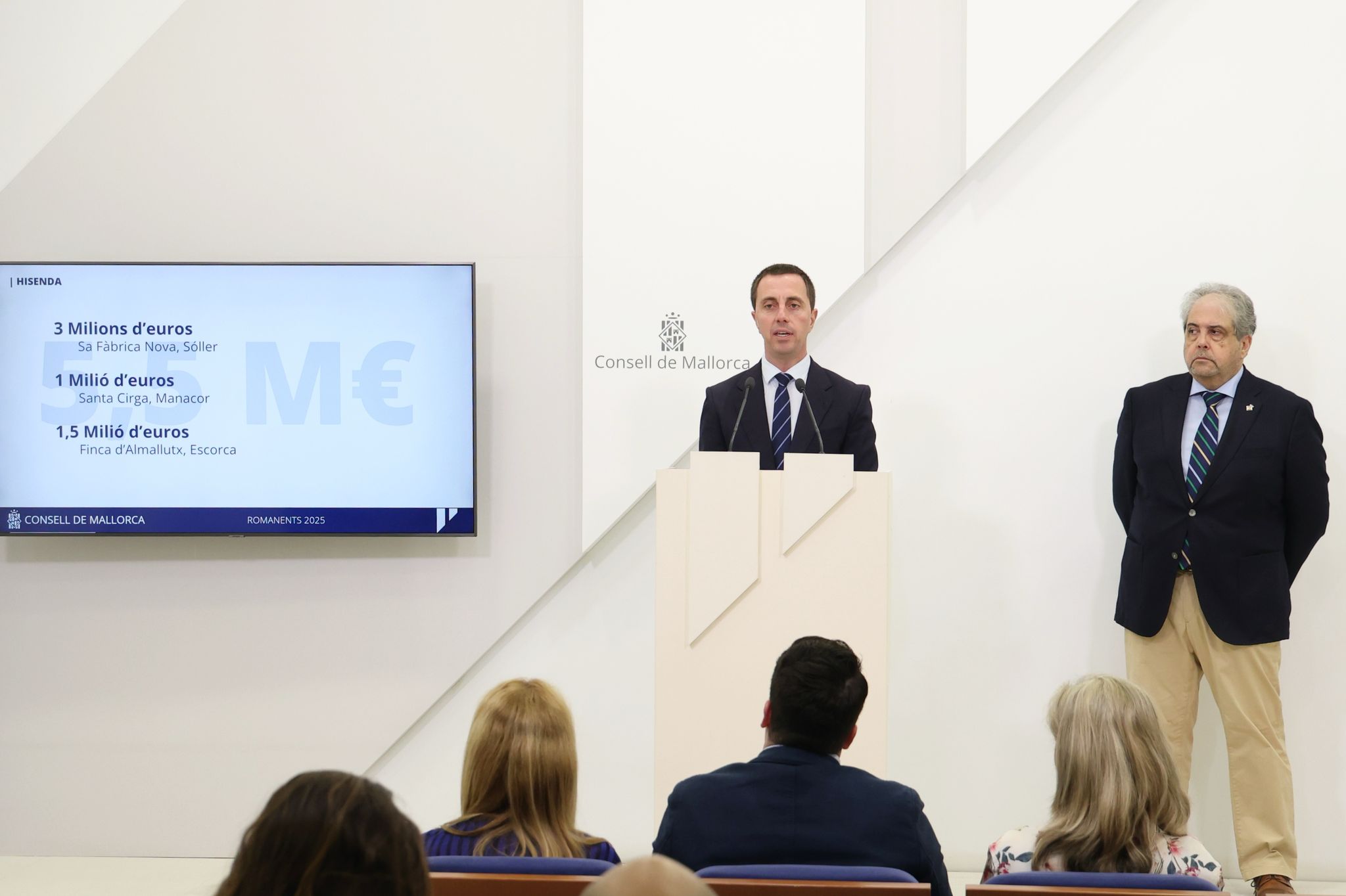 Presentación de la incorporación de los remanentes a los presupuestos del 2025.