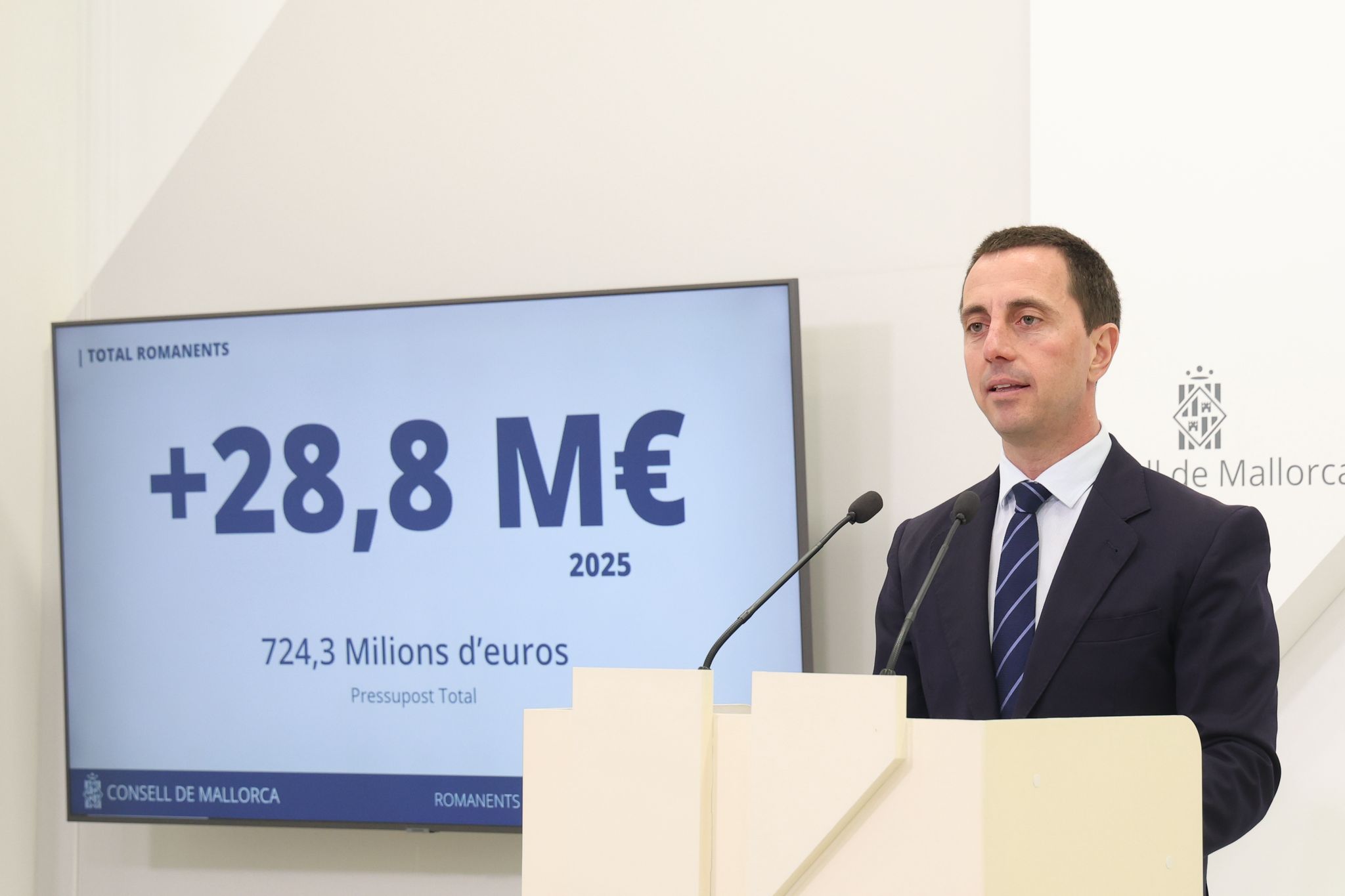 Presentación de la incorporación de los remanentes a los presupuestos del 2025.