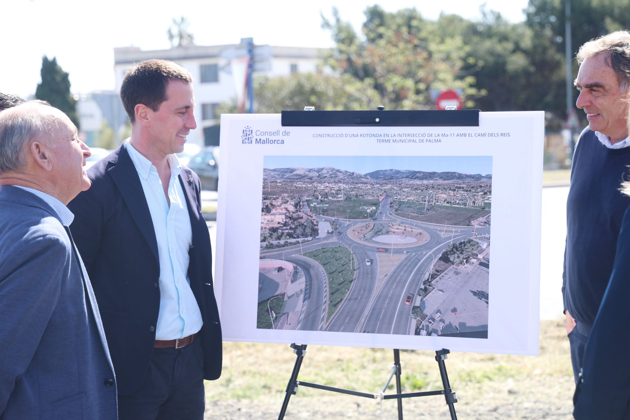 Presentació del projecte de la nova rotonda a la carretera de Sóller.