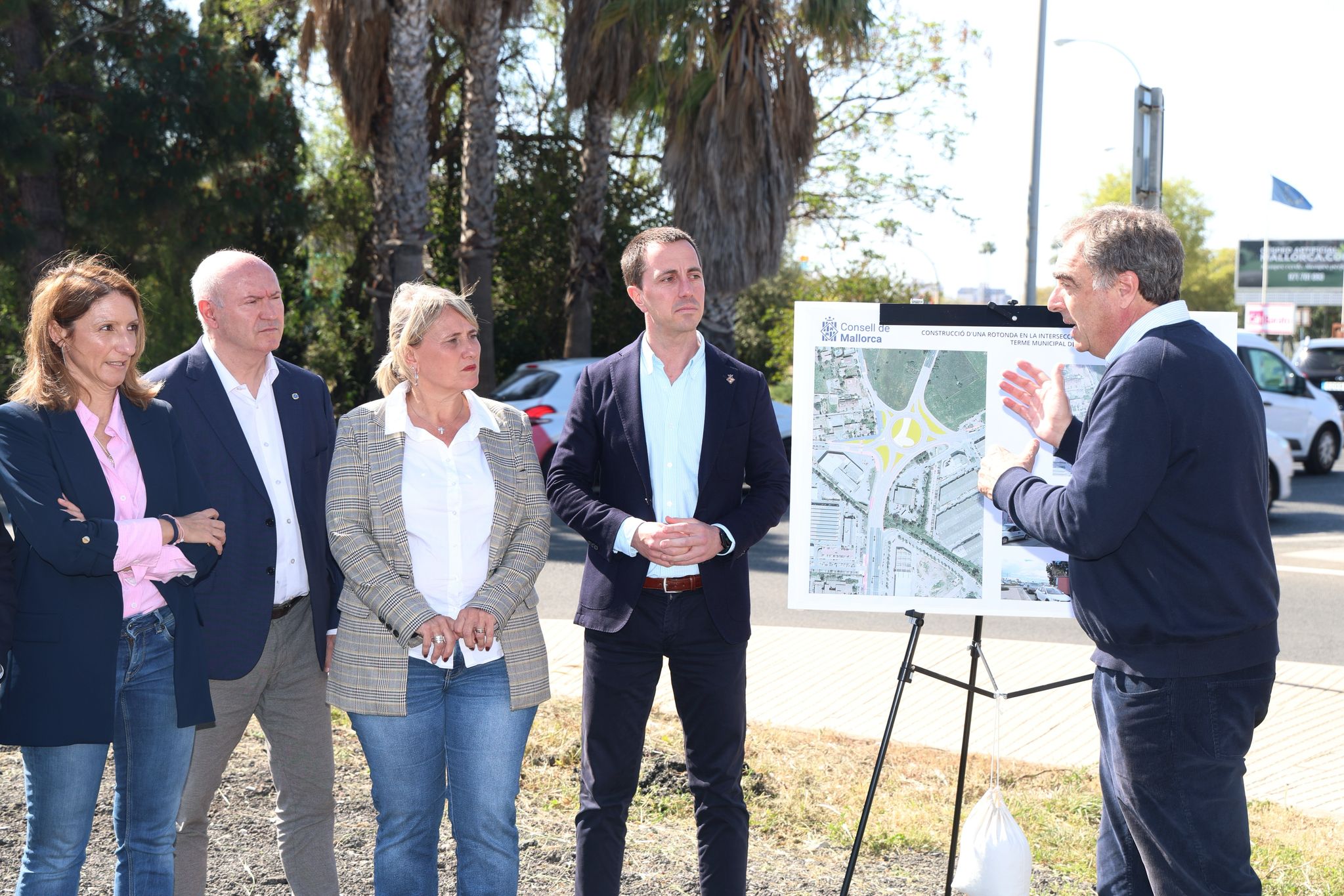 Presentació del projecte de la nova rotonda a la carretera de Sóller.