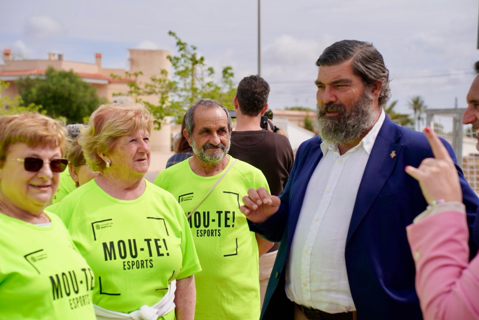 Inauguració de les àrees esportives biosaludables.