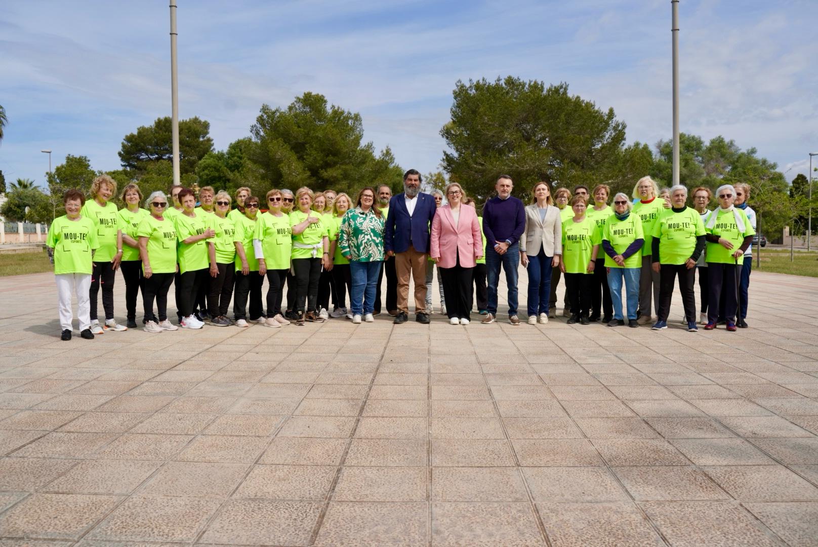 Inauguració de les àrees esportives biosaludables.