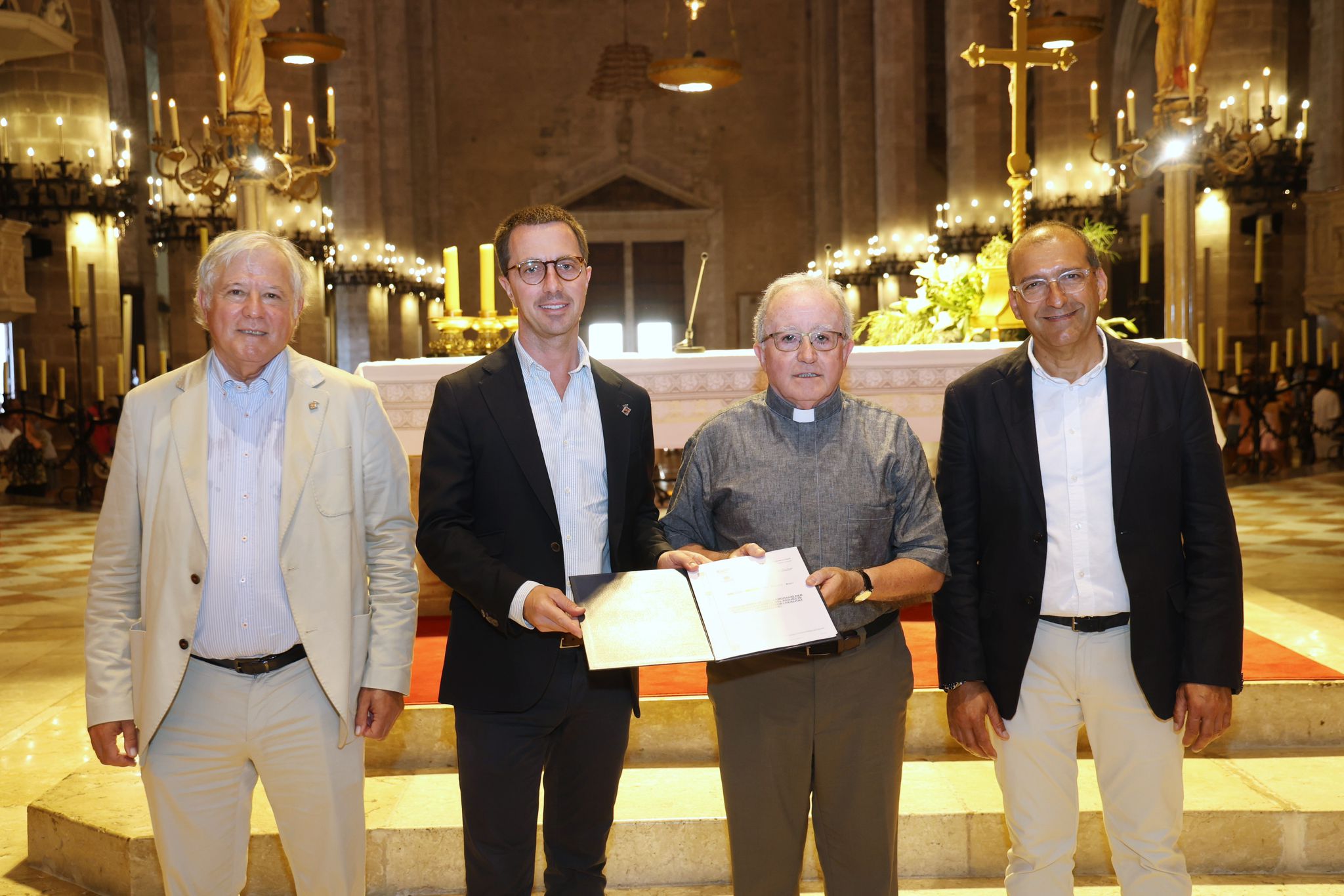 El Consell de Mallorca firma un convenio con la Catedral de Mallorca.