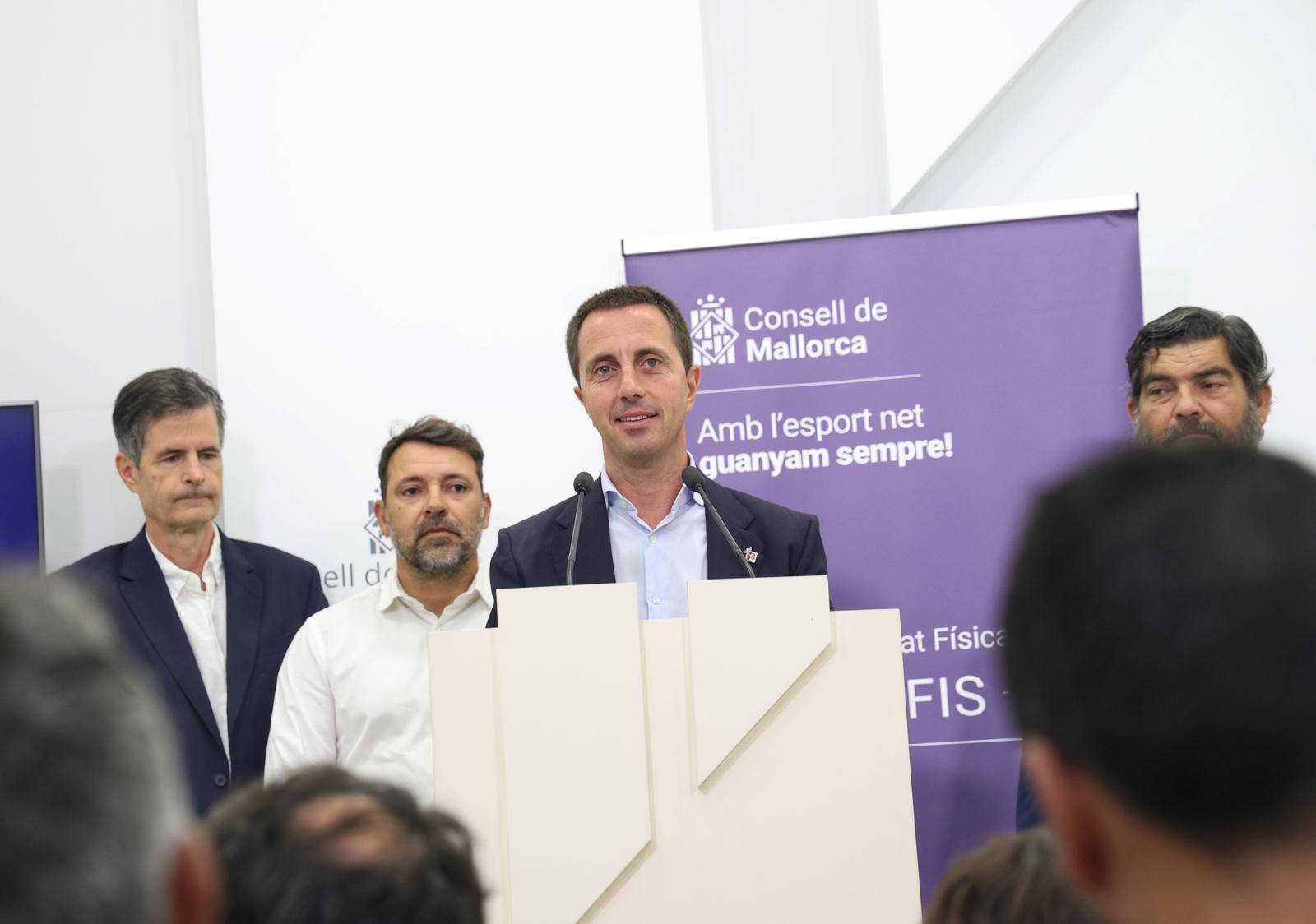 Presentació del cicle divulgatiu sobre esport i salut mental organitzat pel Consell de Mallorca.