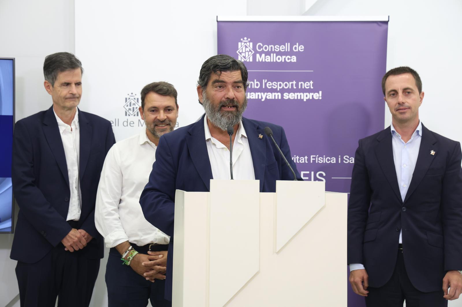 Presentació del cicle divulgatiu sobre esport i salut mental organitzat pel Consell de Mallorca.