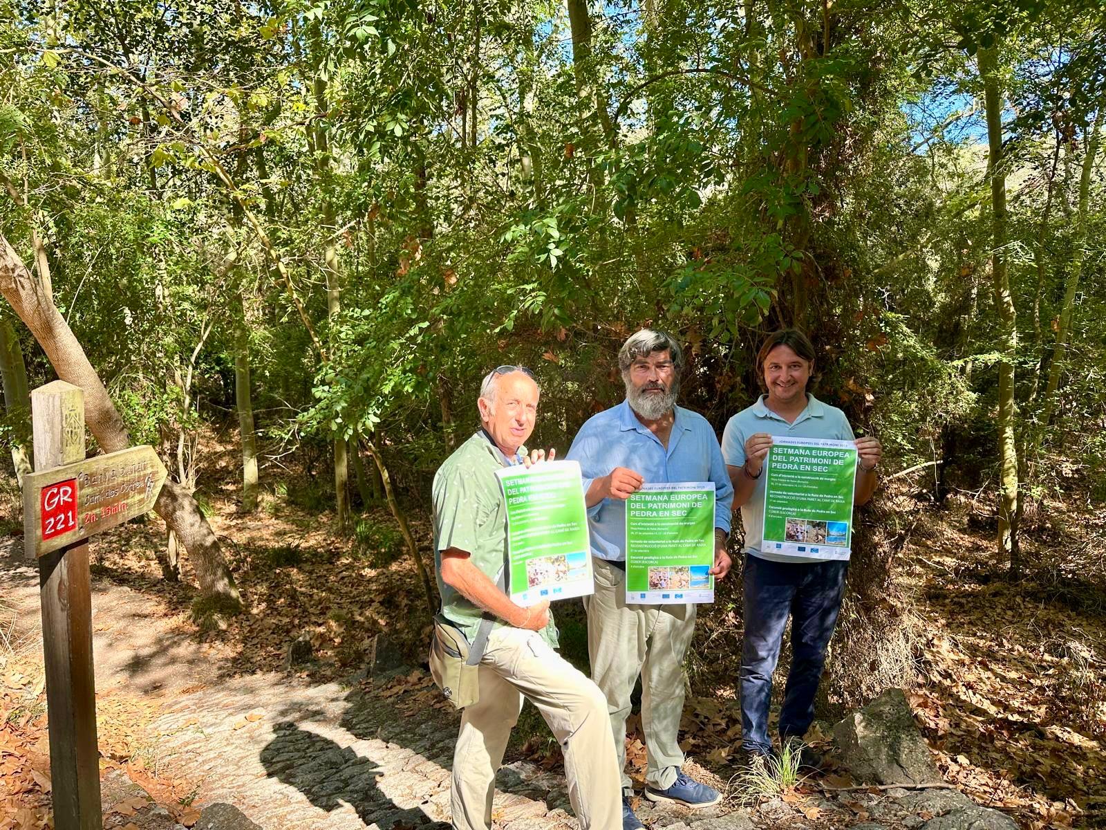 El vicepresidente segundo y consejero de Medio Ambiente, Medio Rural y Deportes, Pedro Bestard, presenta los actos de la Semana Europea del Patrimonio de Piedra en Seco.