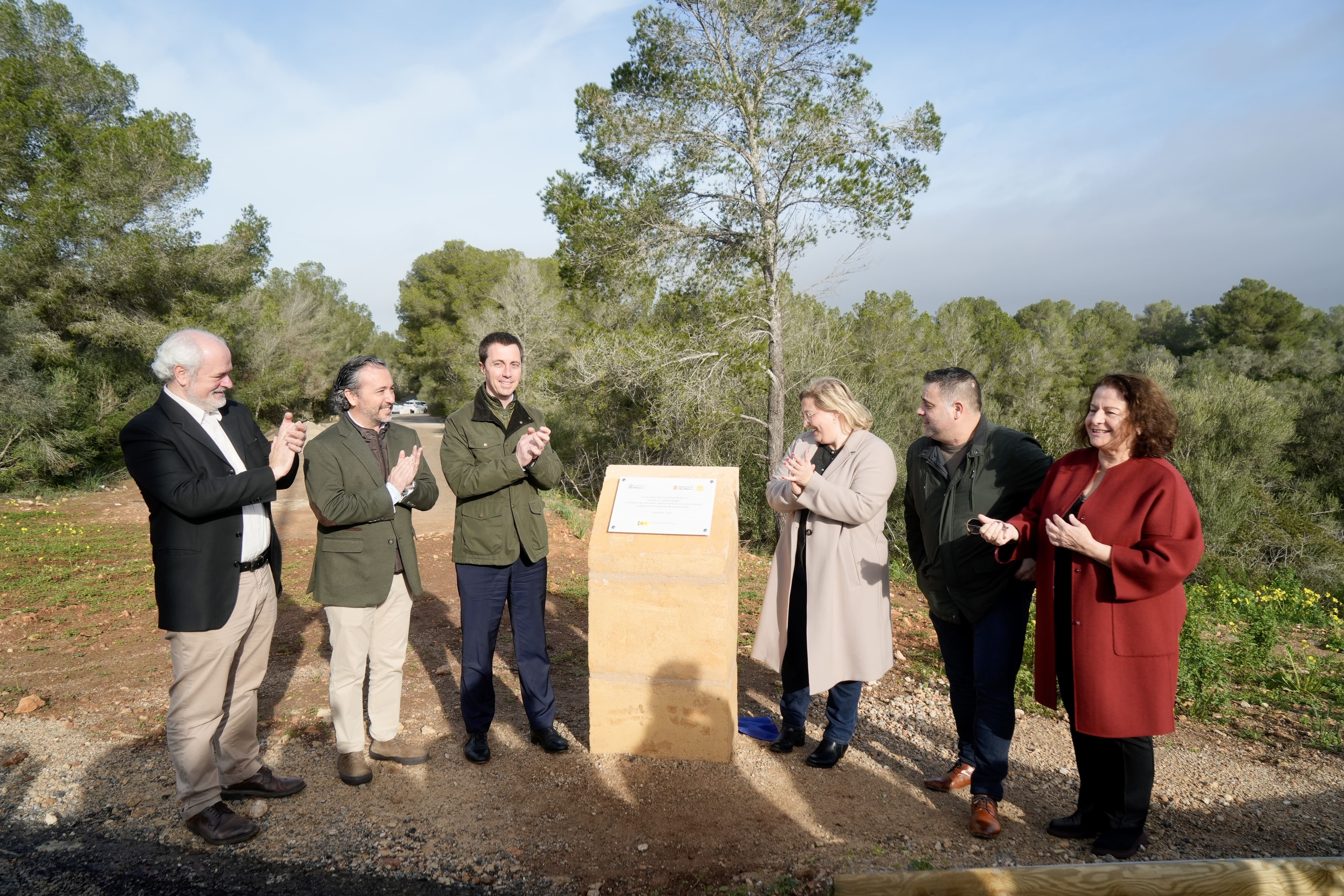 Inauguració de la rotonda i el vial de Son Verí Nou de Llucmajor.