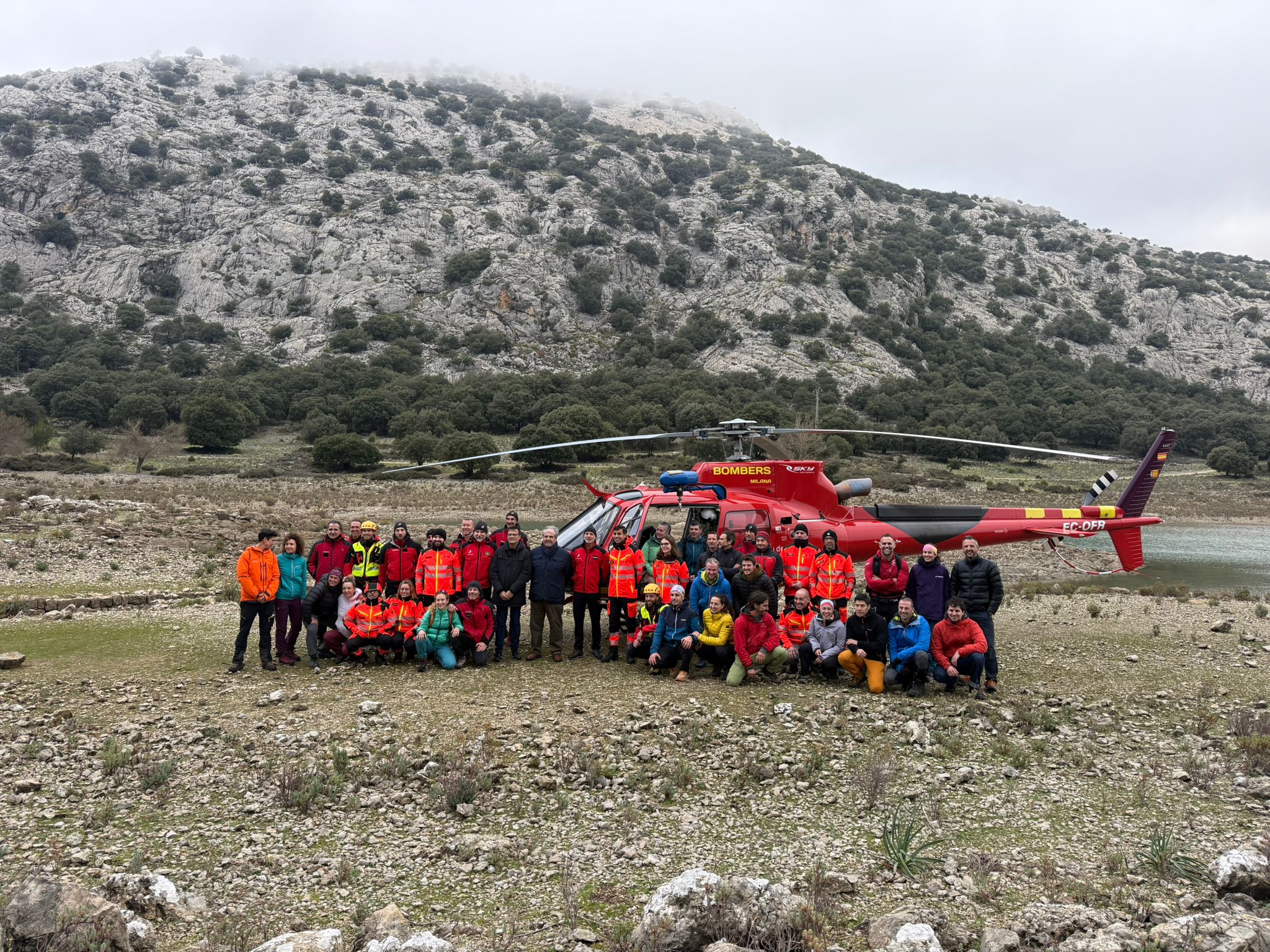 Formación del personal sanitario del 061 por parte de los Bomberos de Mallorca.