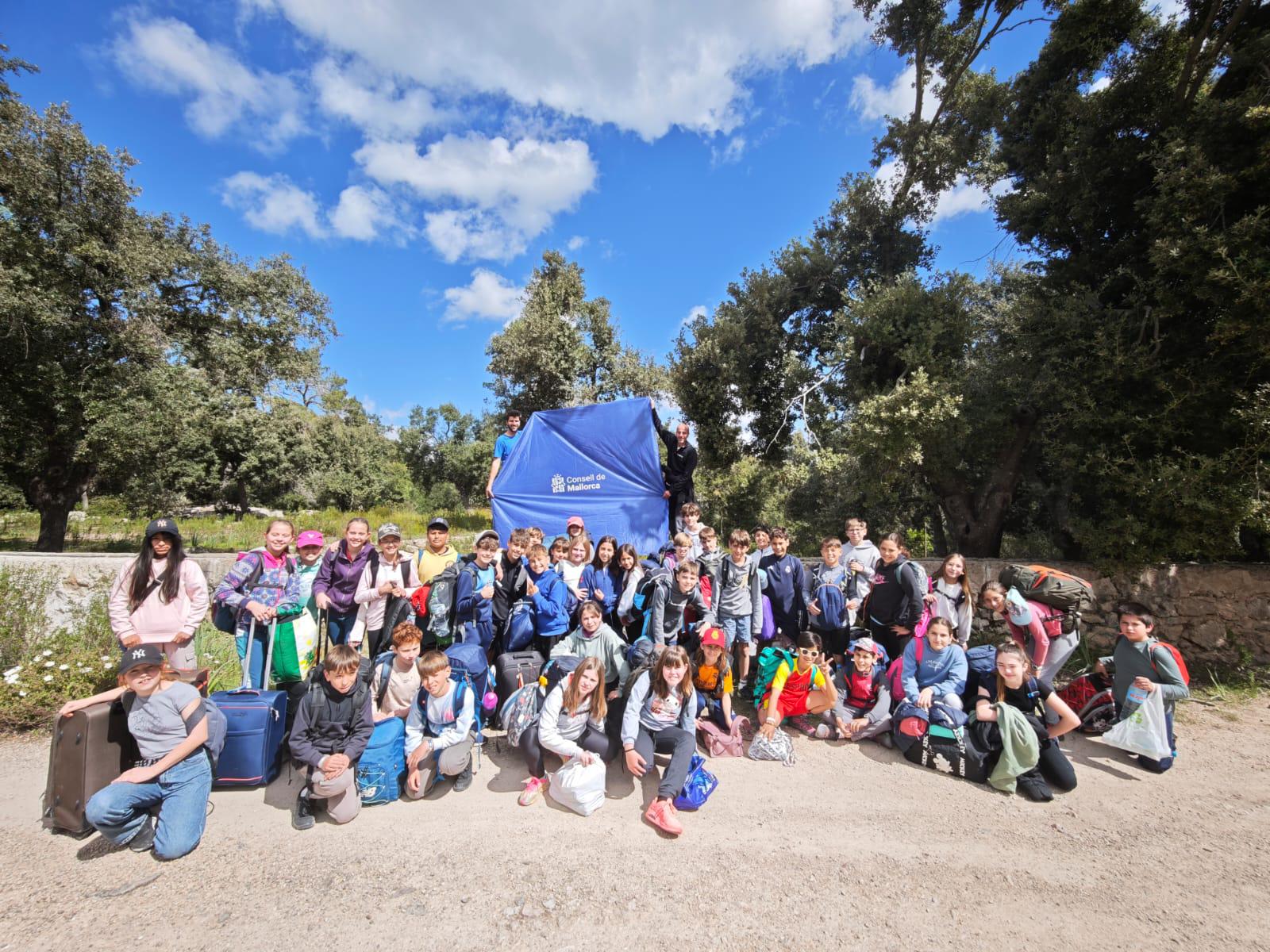 Joves participants al programa Joves a la Serra.
