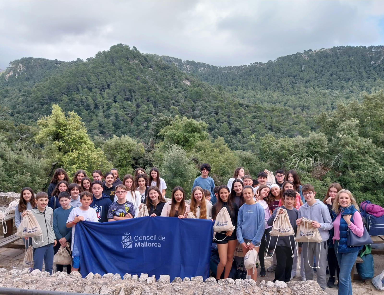 Joves participants al programa Joves a la Serra.